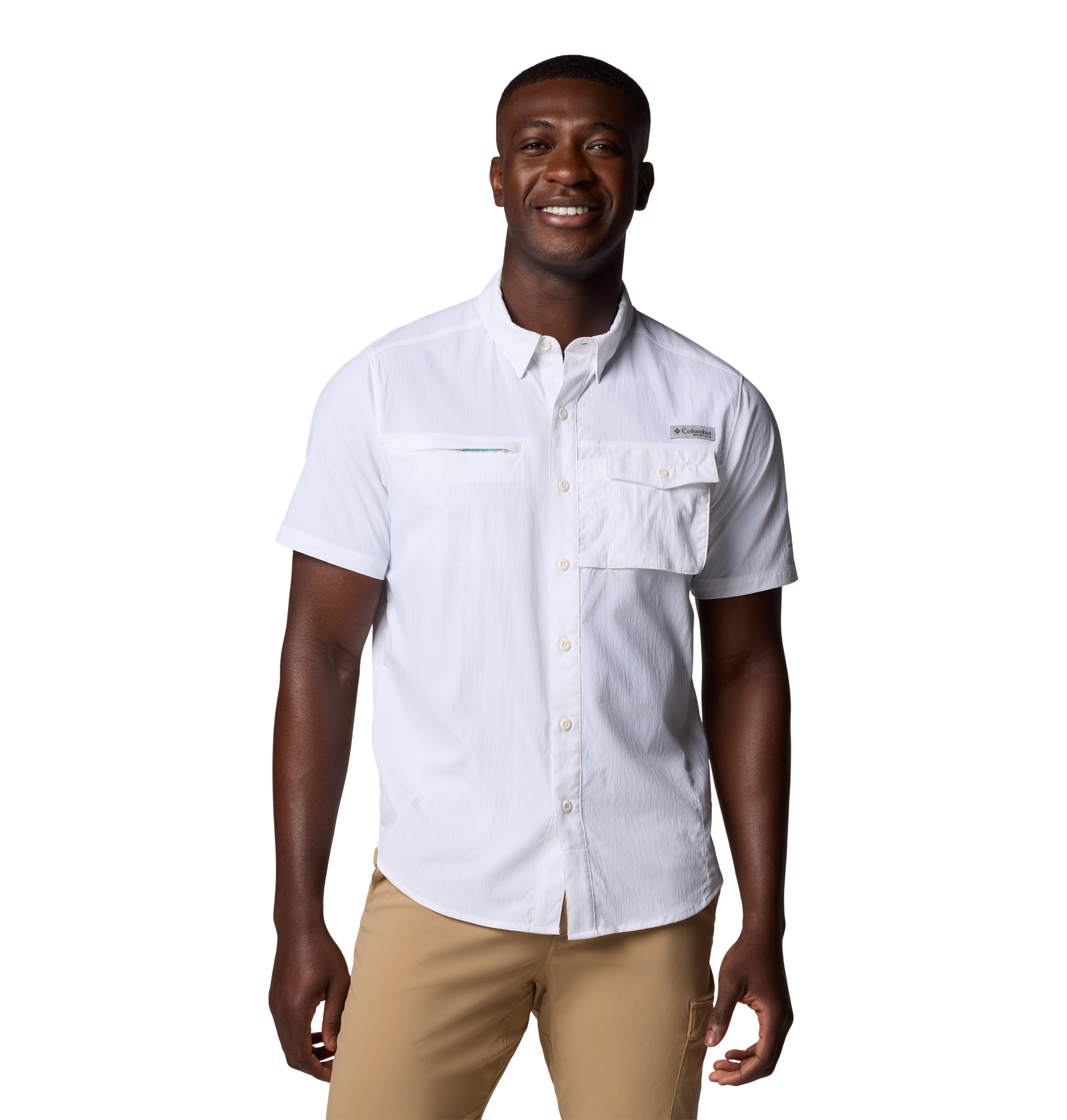 Camisa de manga corta para hombre Columbia Wild Cast