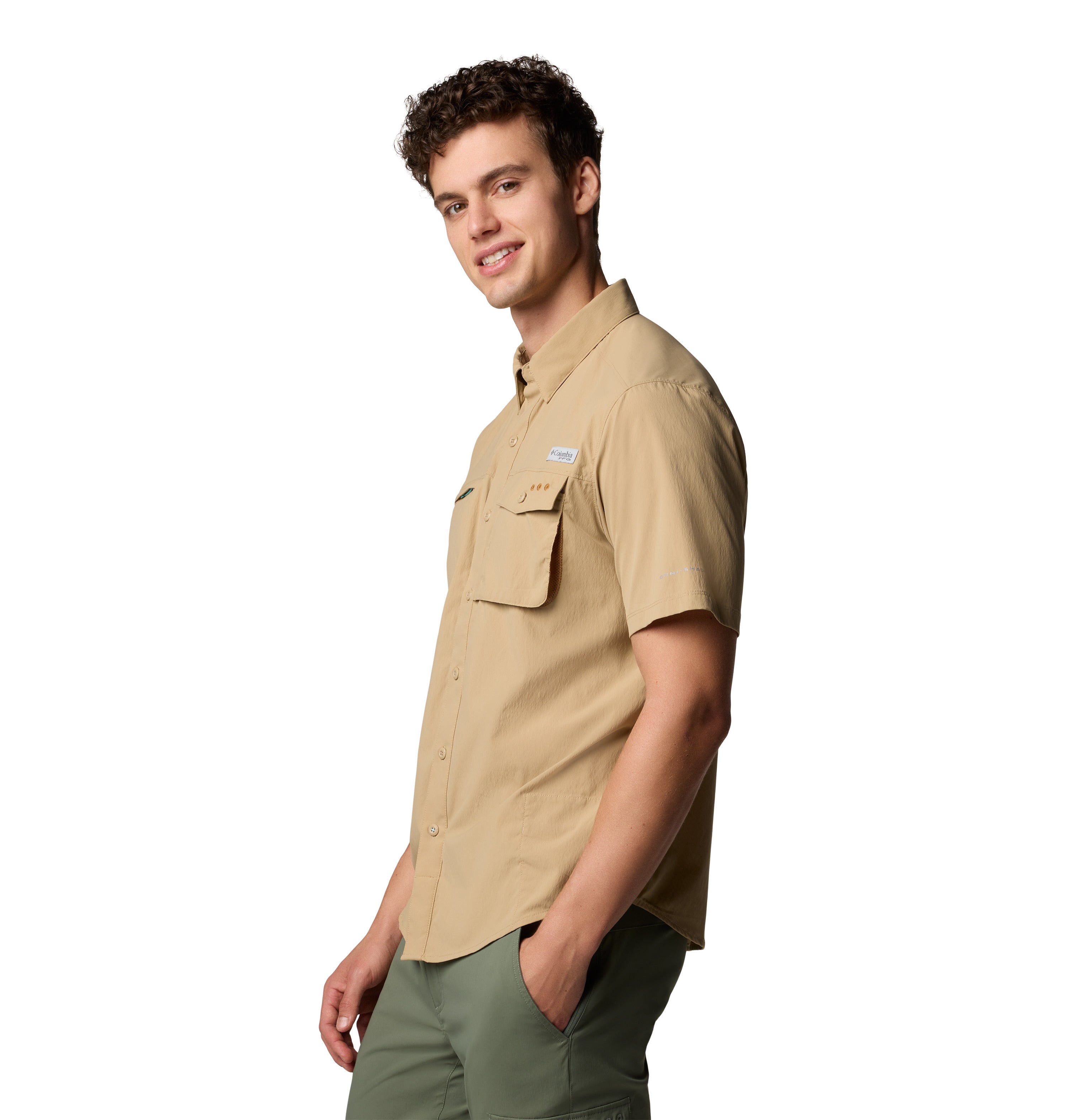 Camisa de manga corta para hombre Columbia Wild Cast