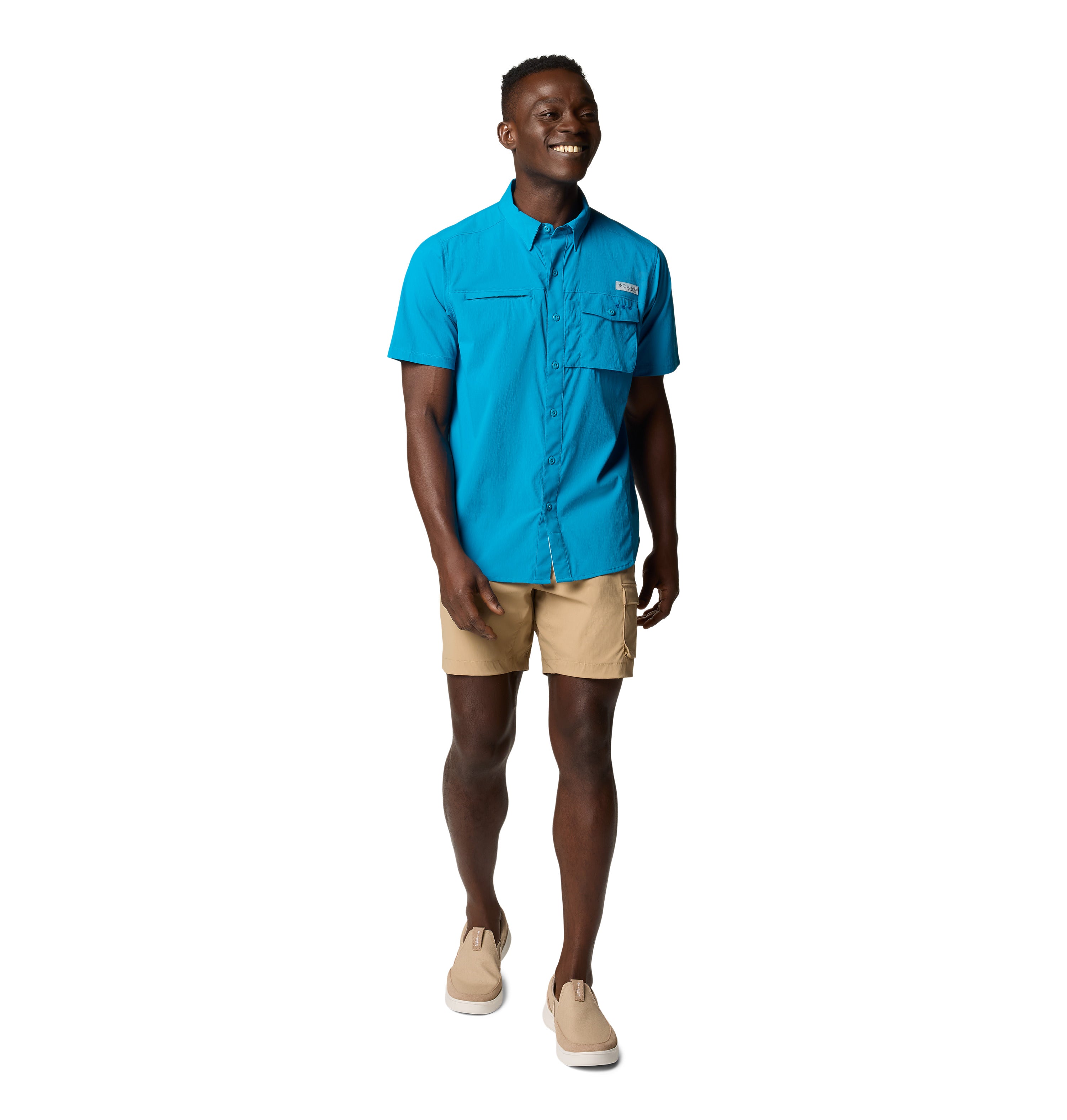 Camisa de manga corta para hombre Columbia Wild Cast