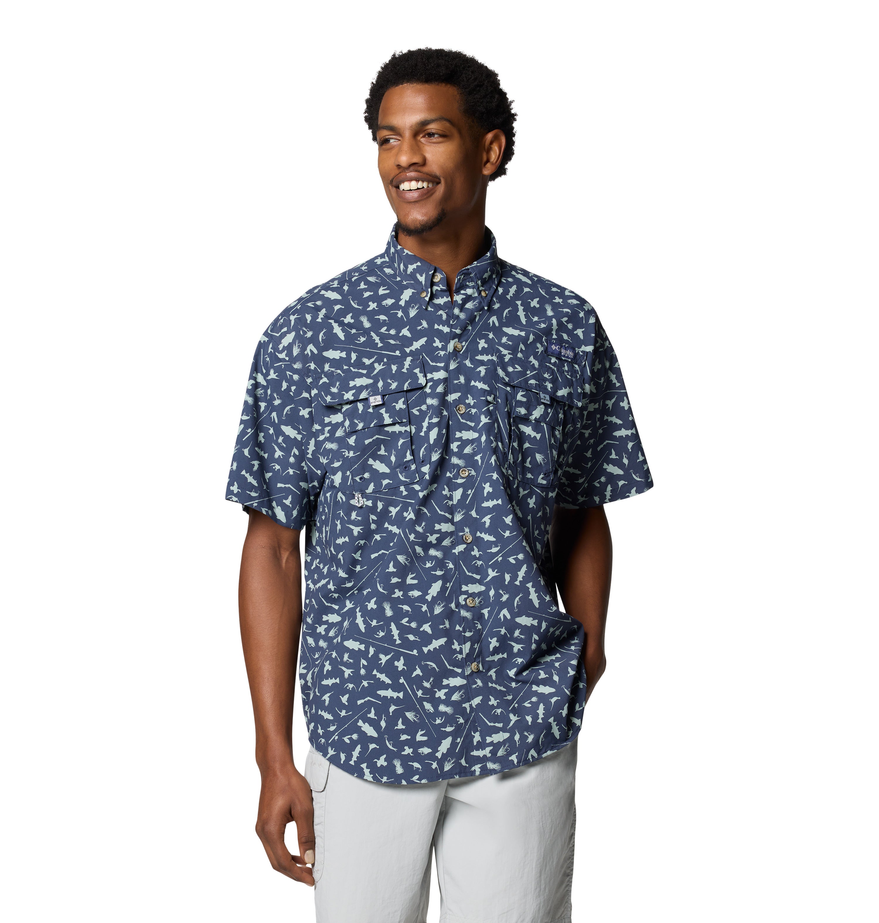 Camisa de manga corta para hombre Columbia Super Bahama II