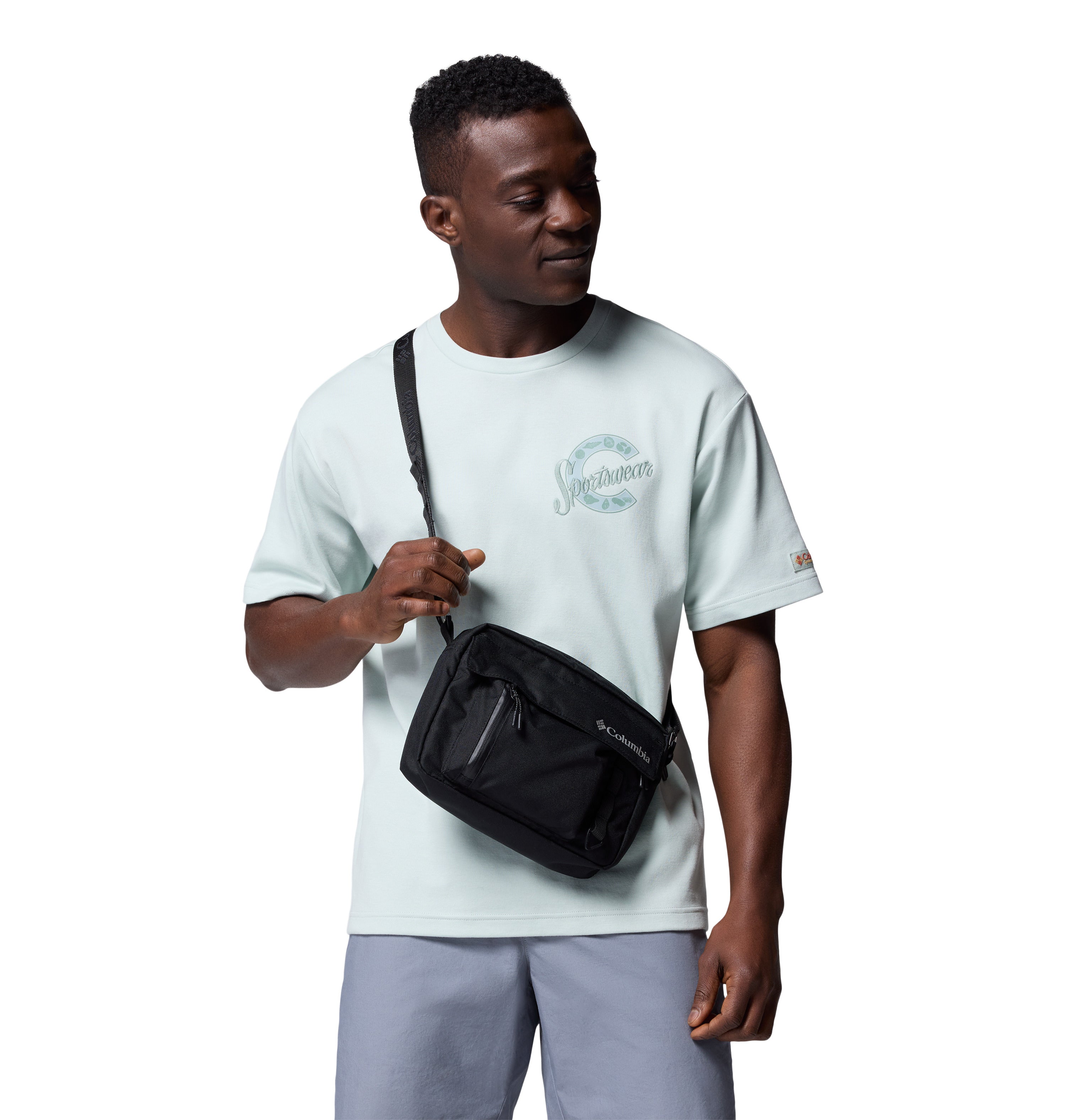 Bandolera Unisex Columbia Street Transit Side Bag