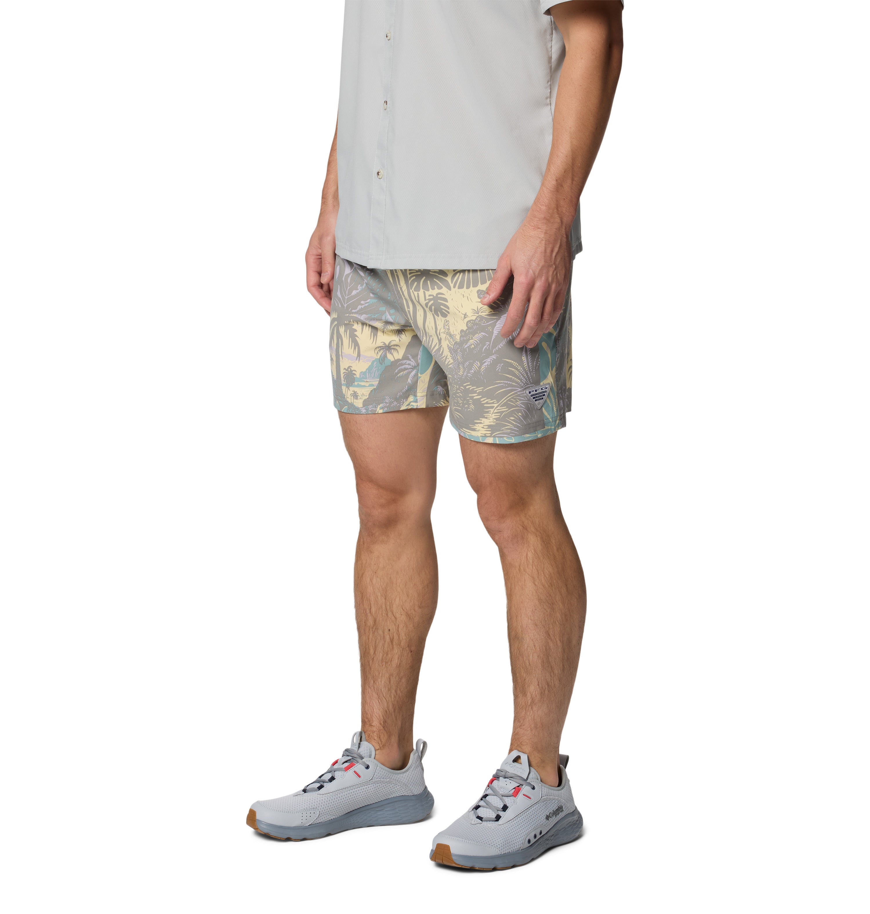 Short para hombre Columbia PFG Rambler Printed Water