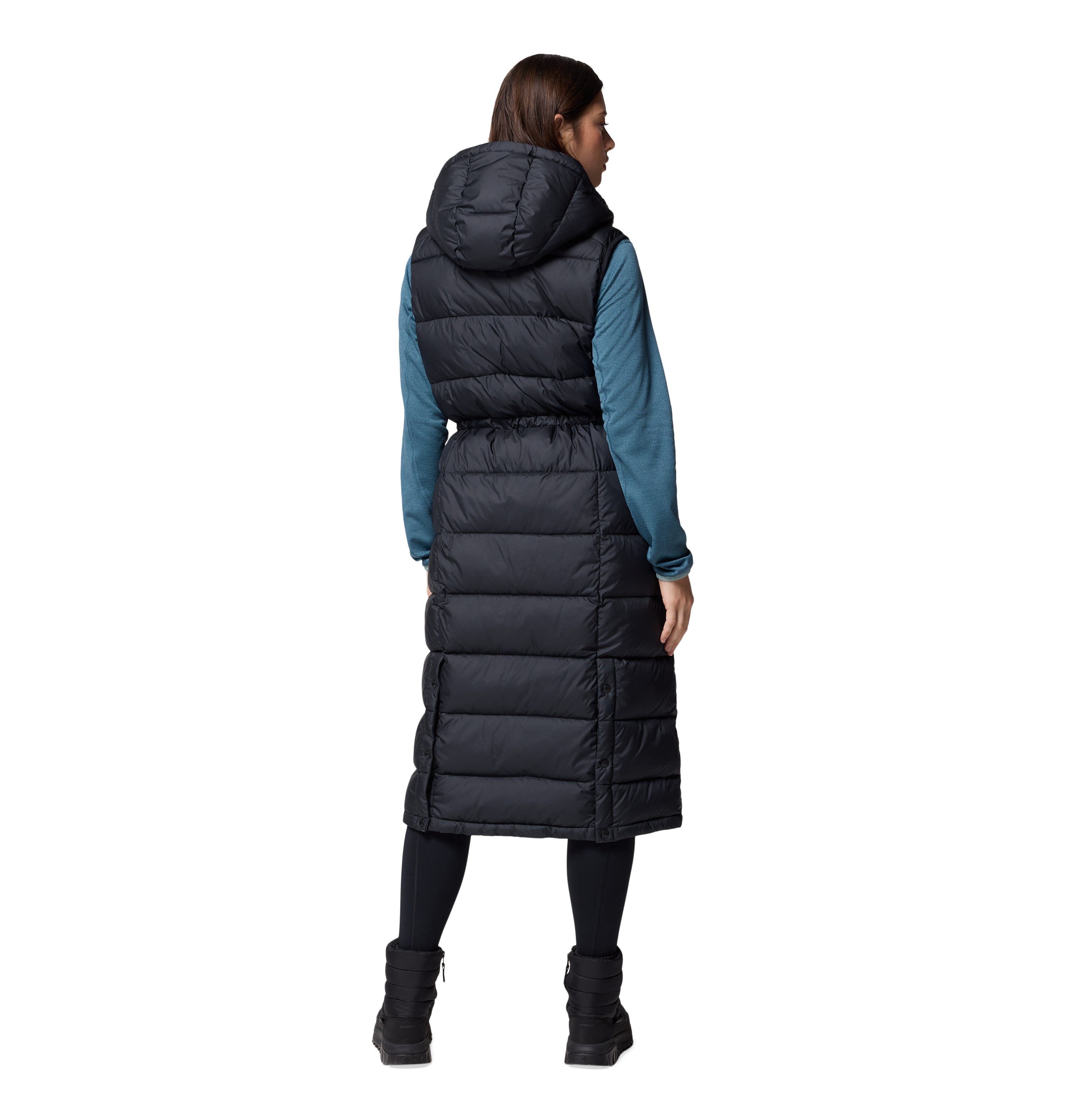 Chaleco para mujer Columbia Pike Lake II Long Vest