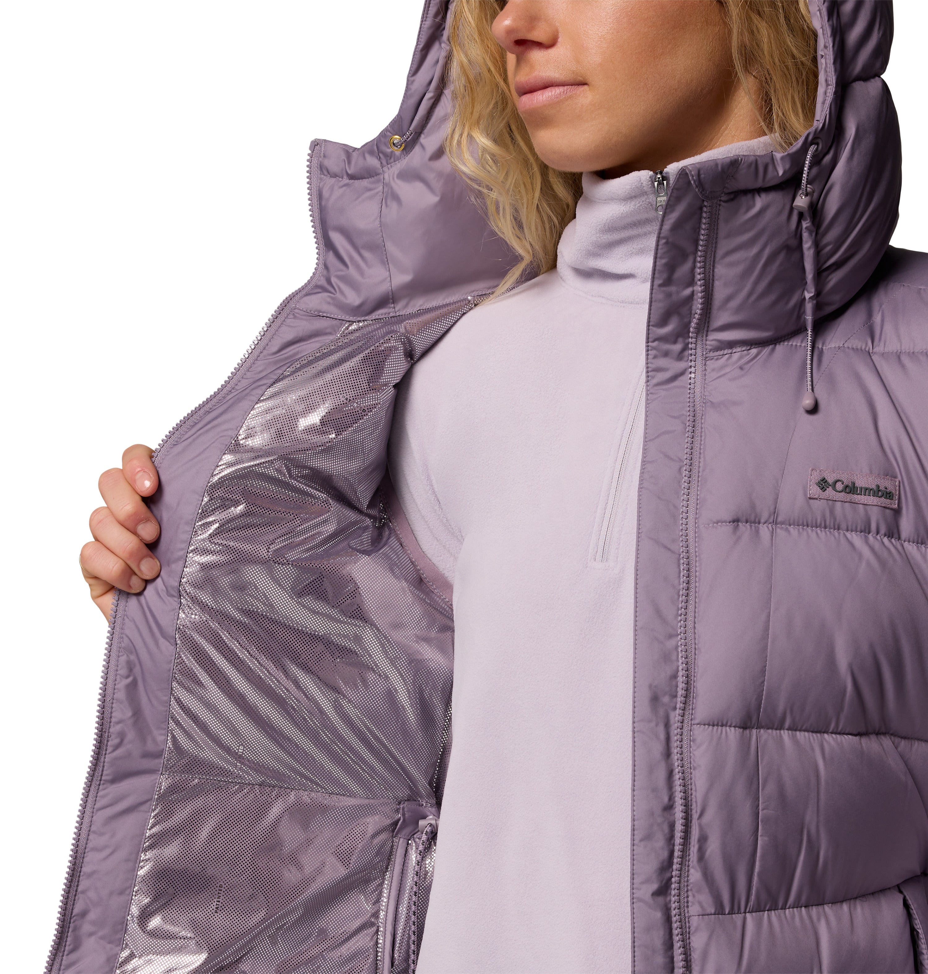 Chaleco para mujer Columbia Pike Lake II Long Vest