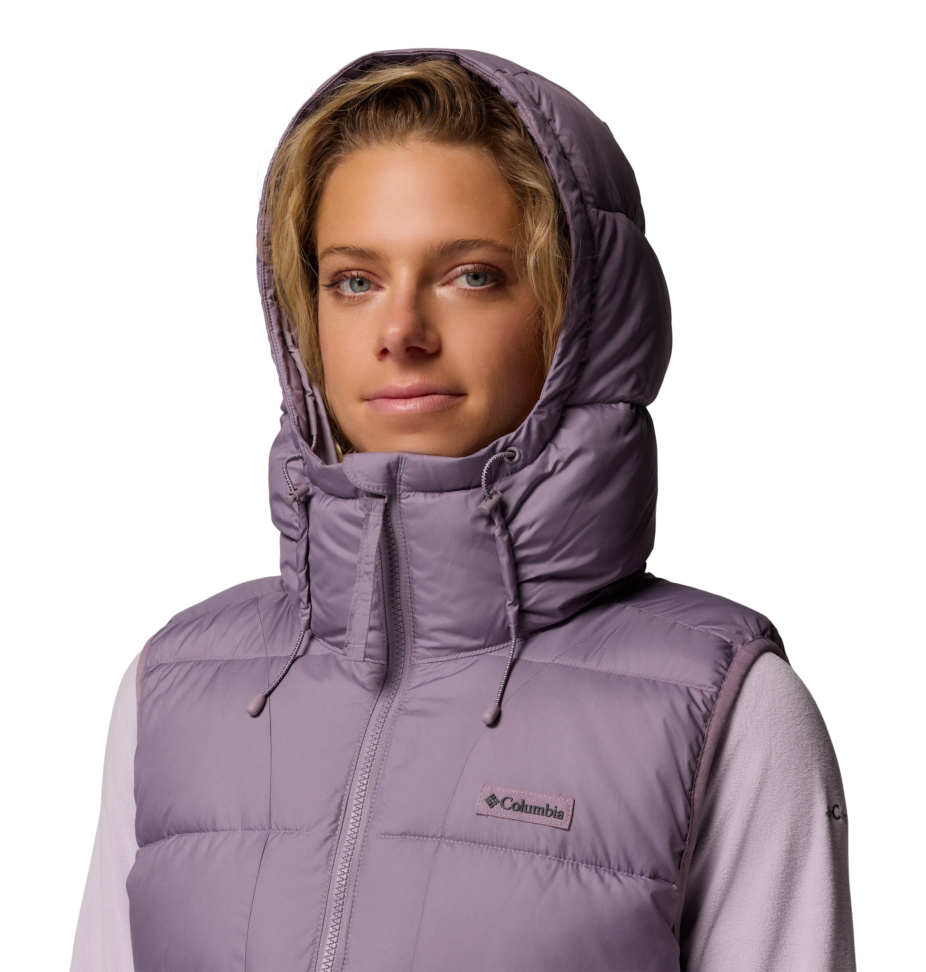 Chaleco para mujer Columbia Pike Lake II Long Vest