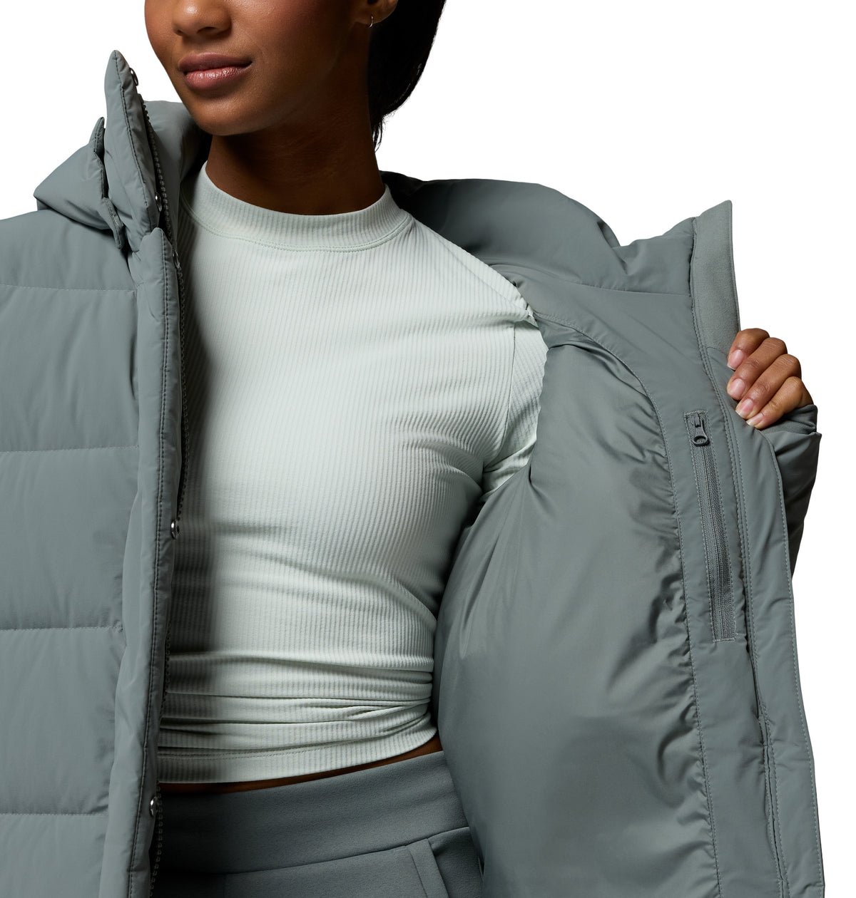 Chamarra para Mujer Columbia Amaze Puff Mid Hooded Jacket