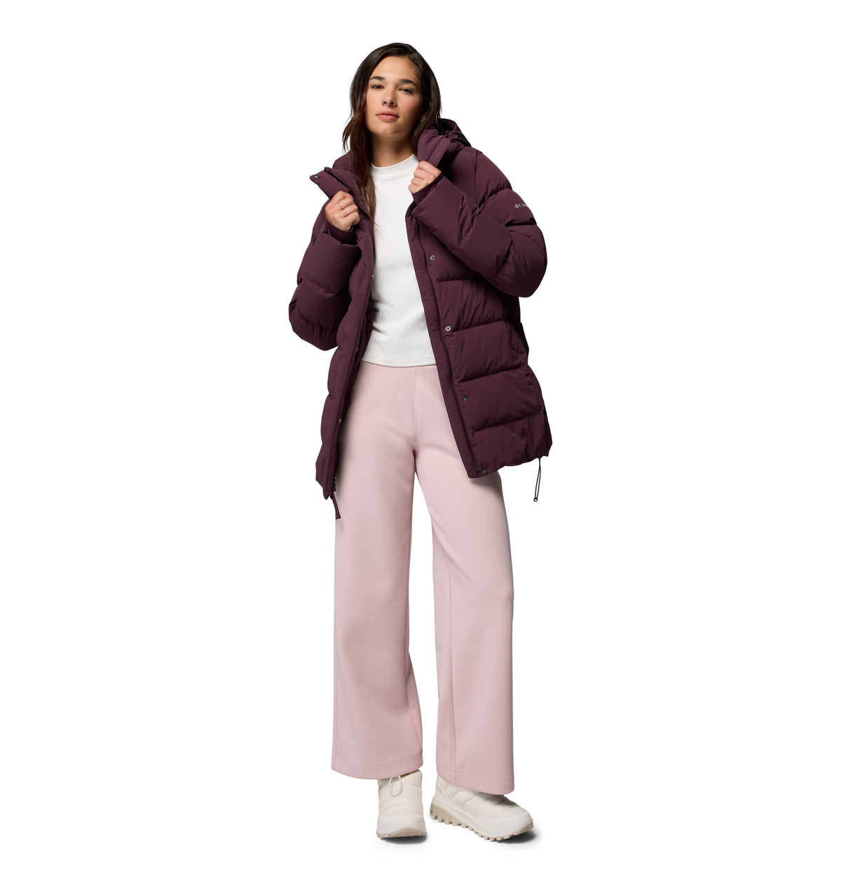 Chamarra para Mujer Columbia Amaze Puff Mid Hooded Jacket