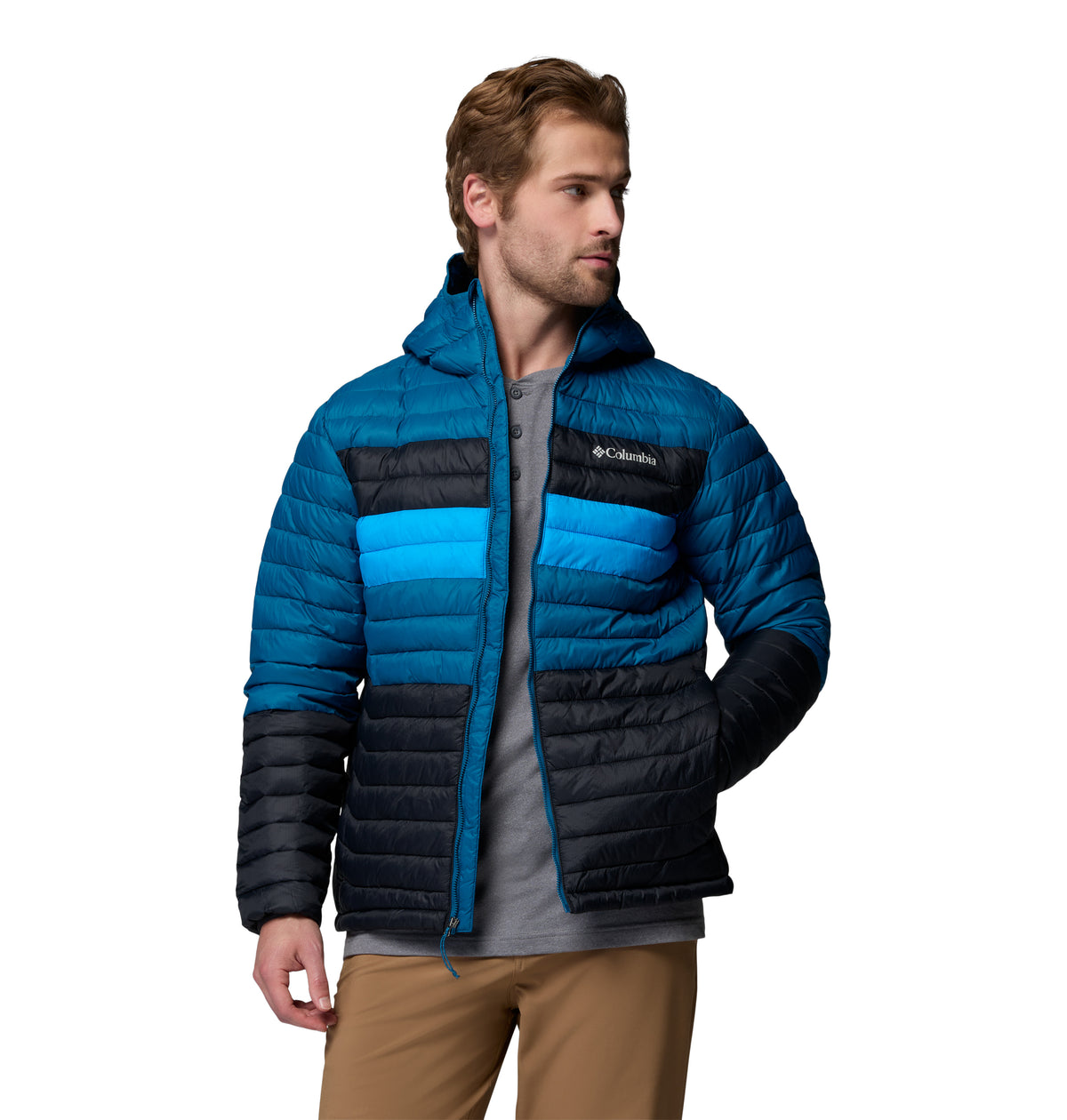 Chamarra con gorro para Hombre Columbia Powder Pass Hooded Jacket