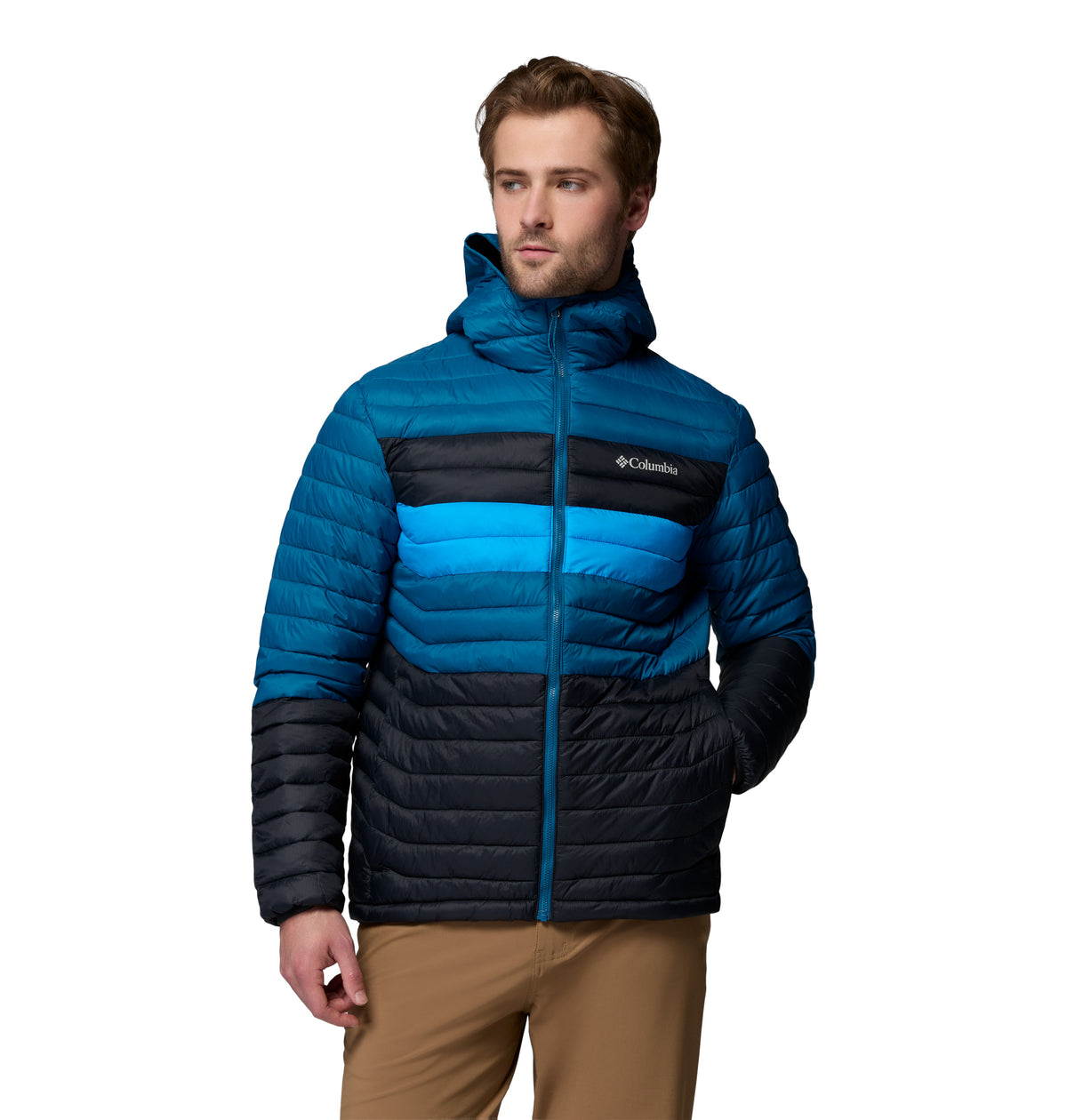 Chamarra con gorro para Hombre Columbia Powder Pass Hooded Jacket