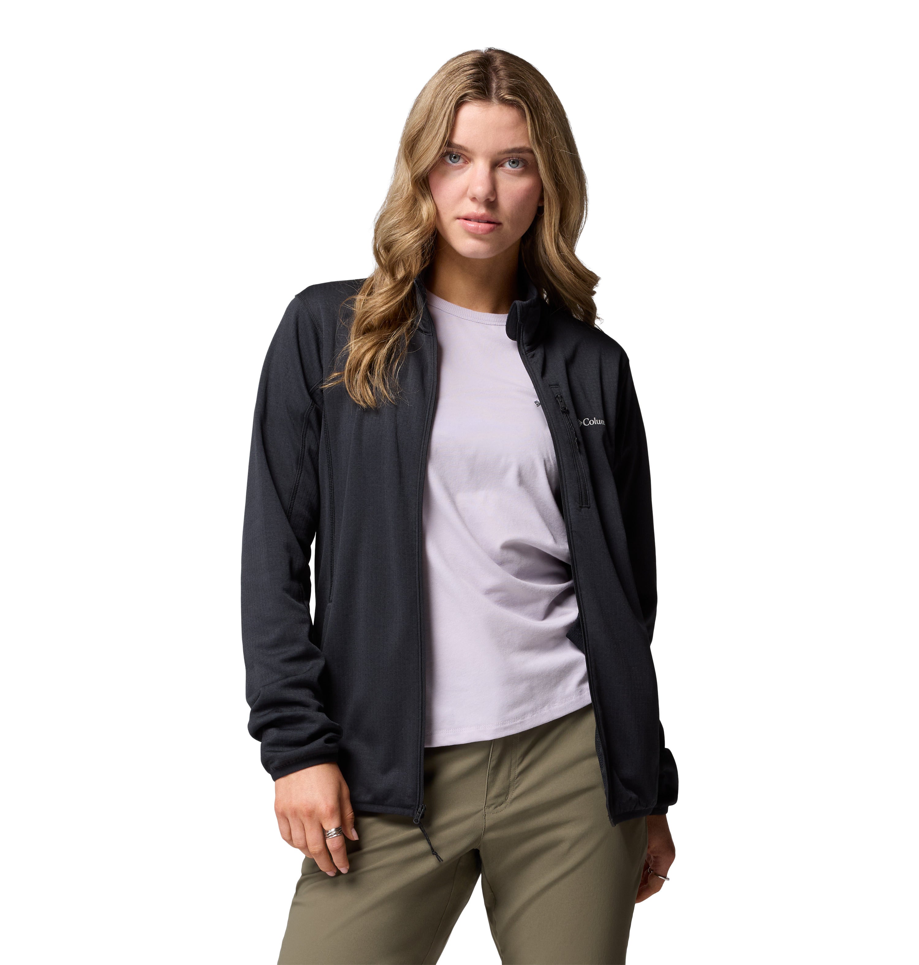 Chamarra para Mujer Columbia Essential Hike Grid Fleece Full Zip