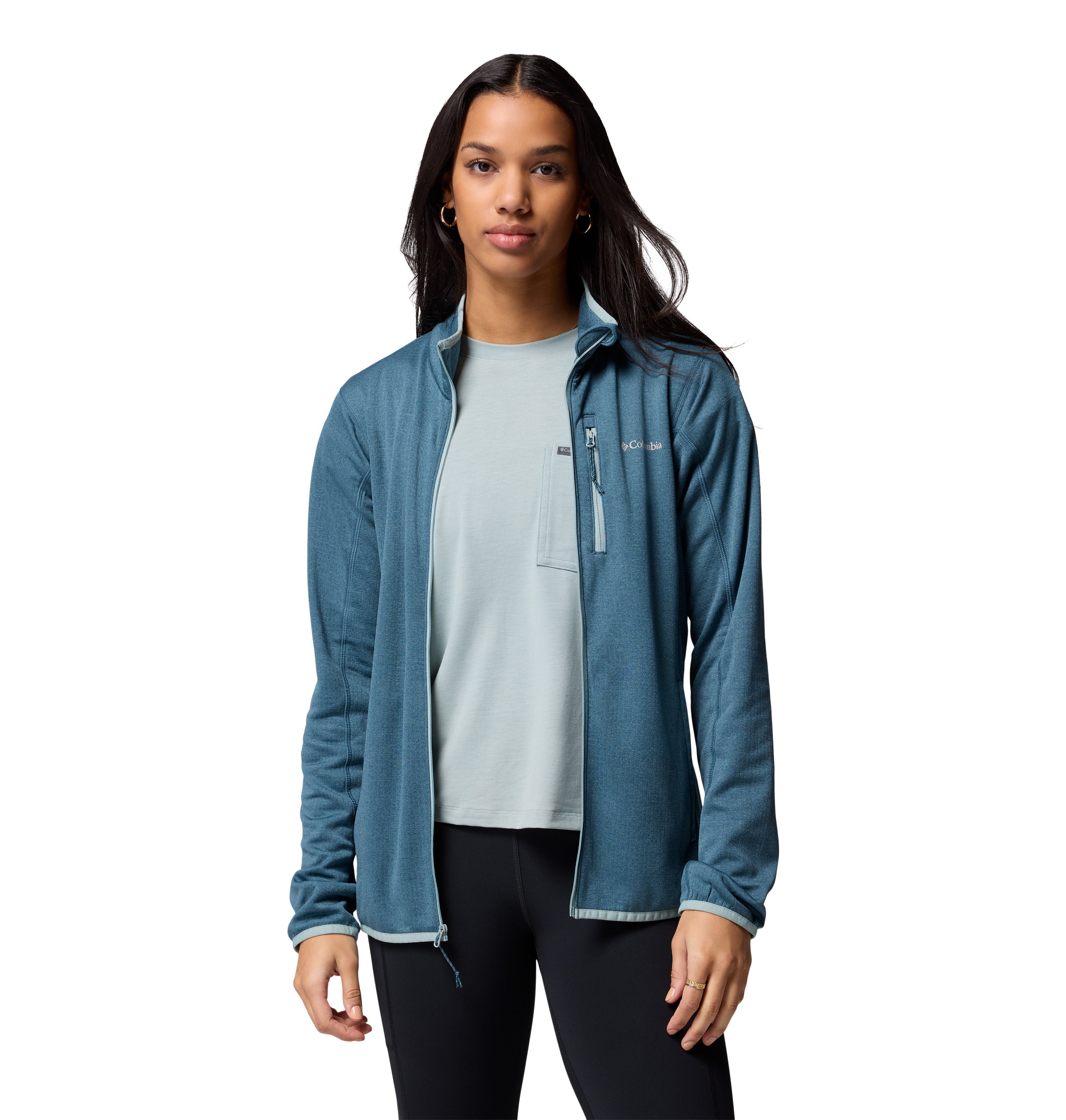 Chamarra para Mujer Columbia Essential Hike Grid Fleece Full Zip