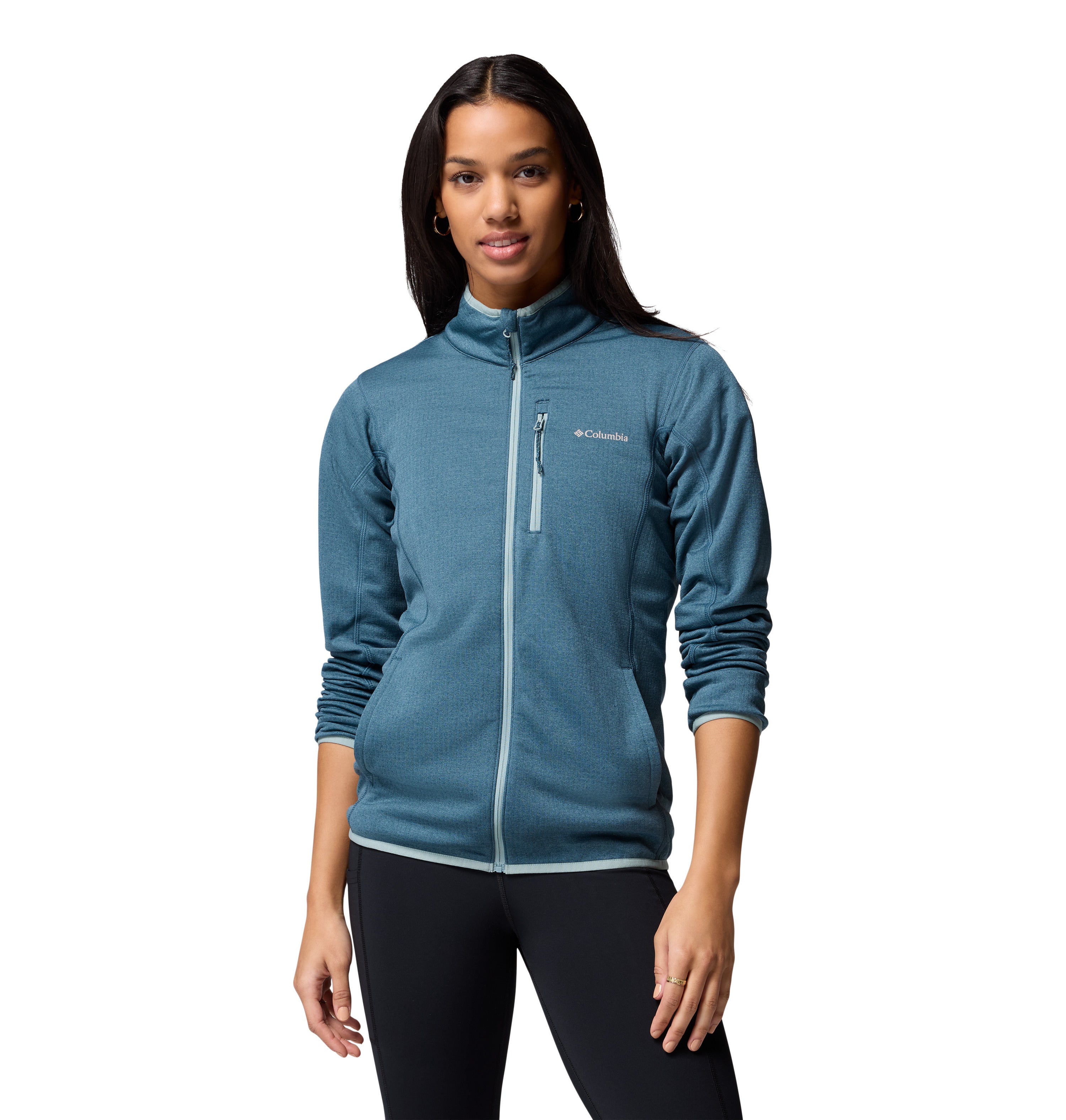 Chamarra para Mujer Columbia Essential Hike Grid Fleece Full Zip