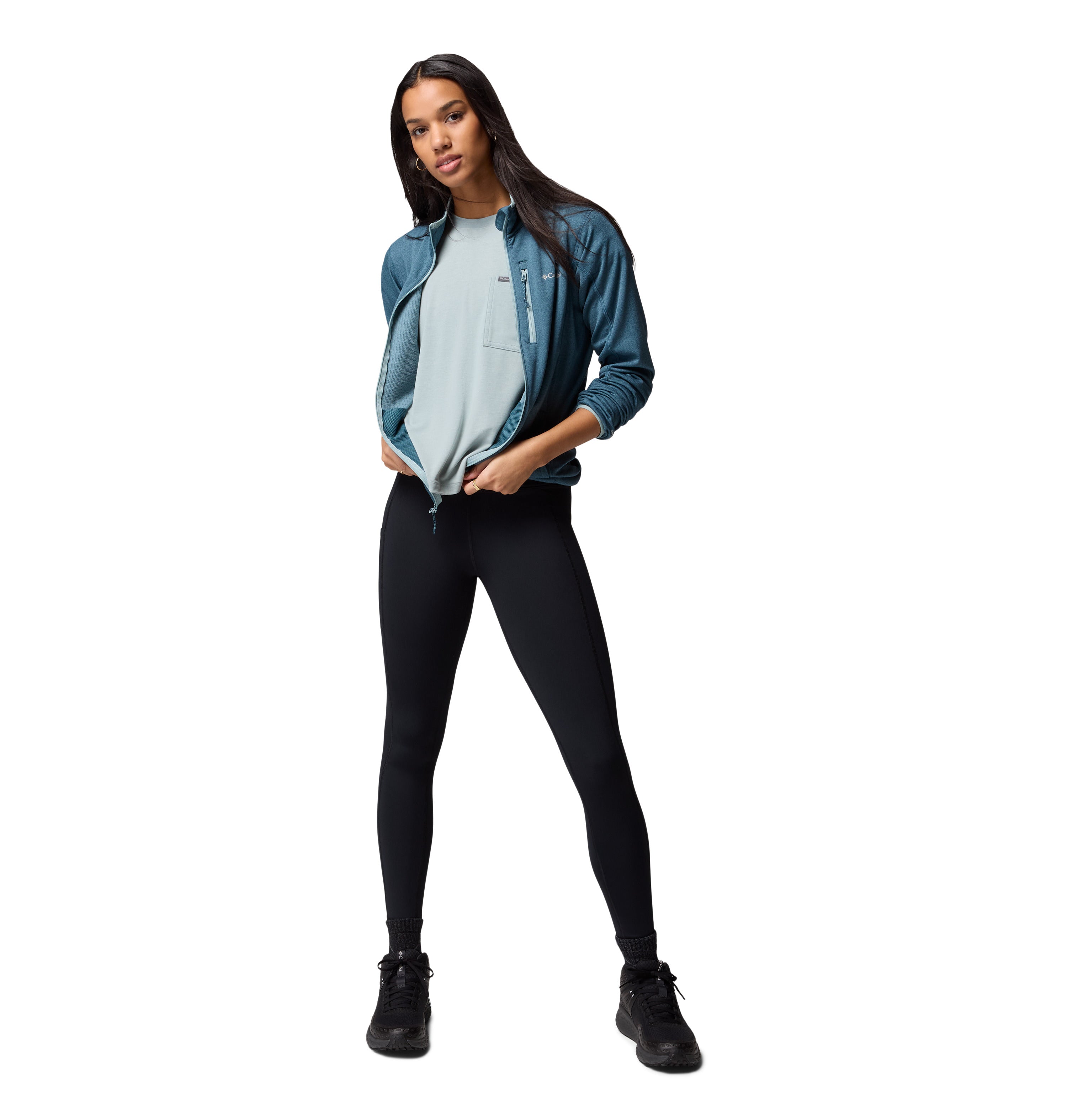 Chamarra para Mujer Columbia Essential Hike Grid Fleece Full Zip