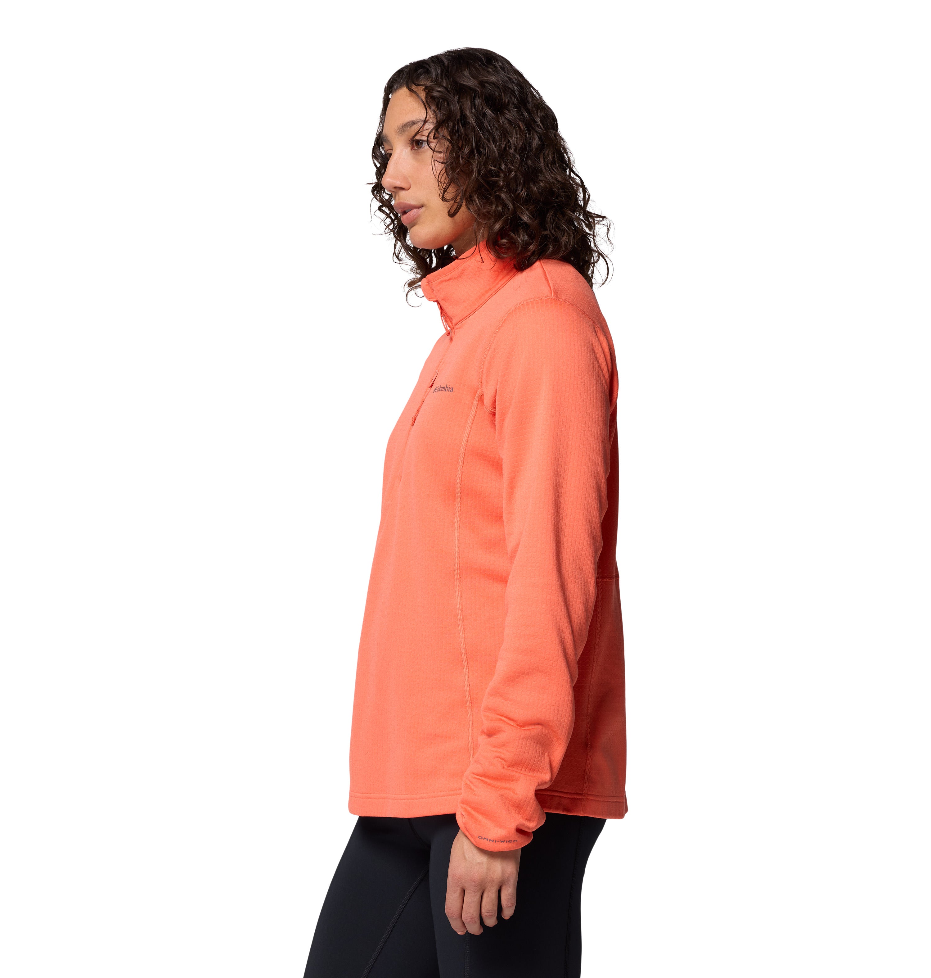 Sudadera con medio cierre para mujer Columbia Essential Hike Grid Fleece