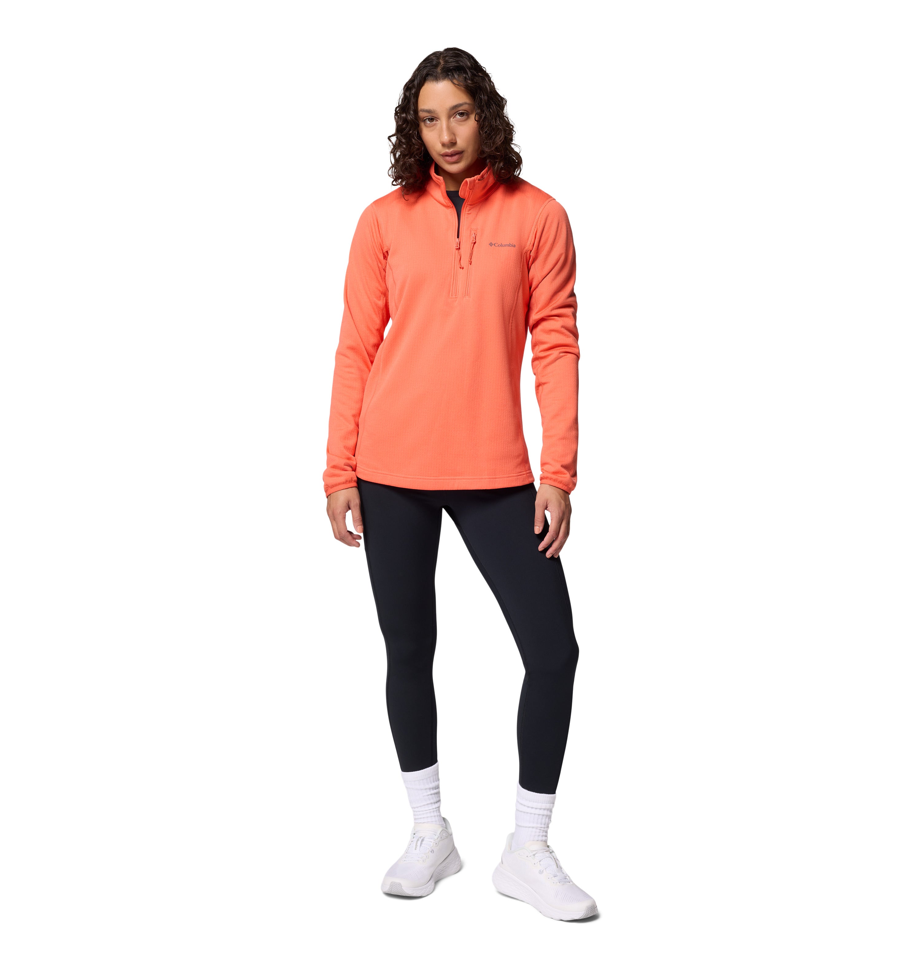 Sudadera con medio cierre para mujer Columbia Essential Hike Grid Fleece