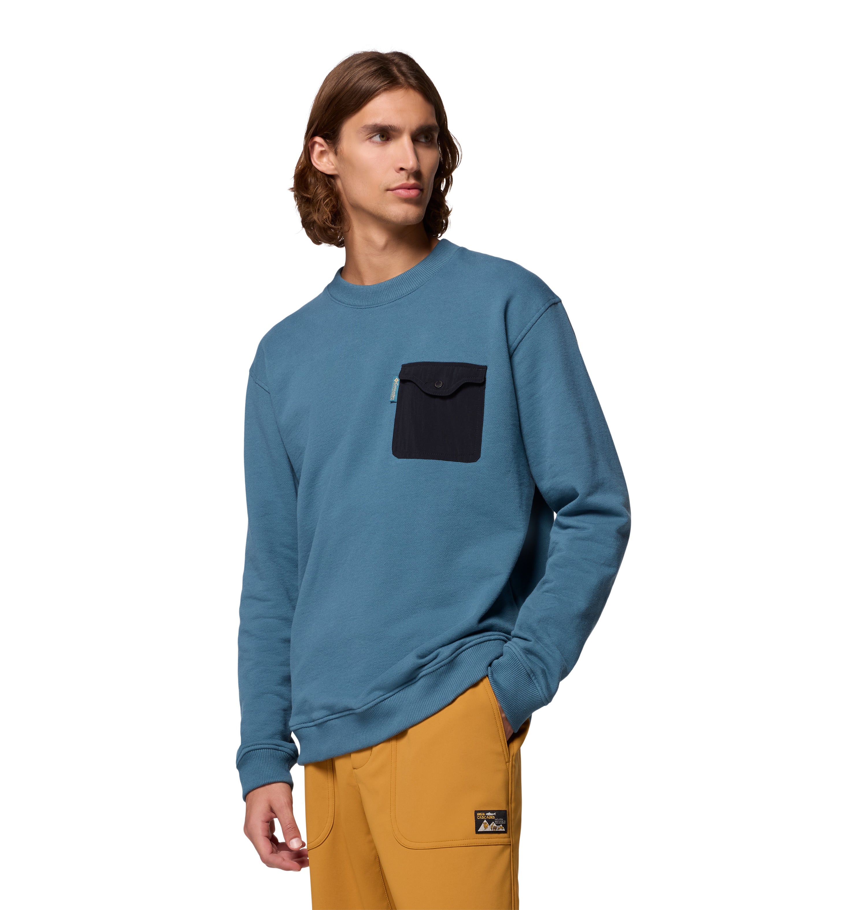 Sudadera para hombre Columbia High Cascades French Terry LS