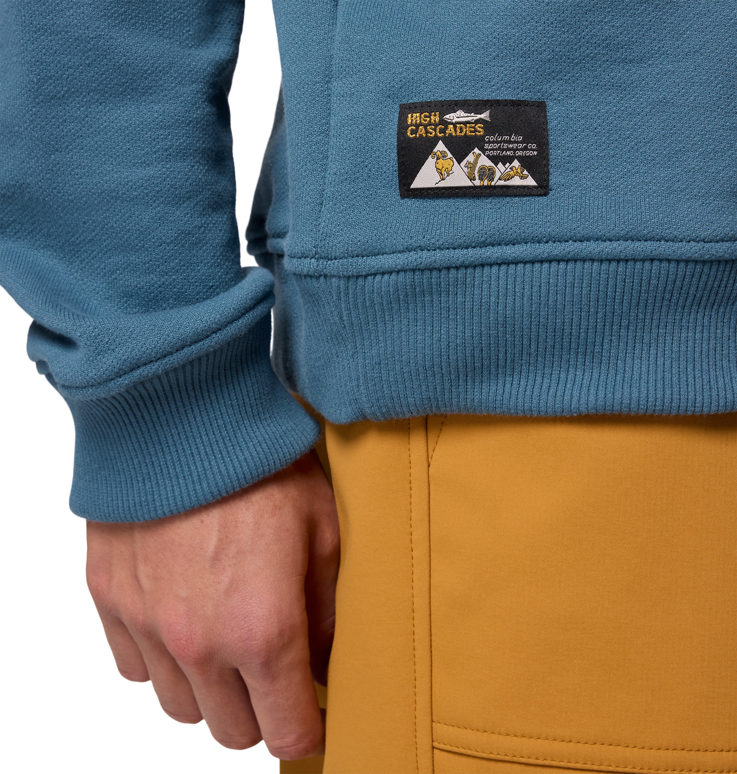 Sudadera para hombre Columbia High Cascades French Terry LS