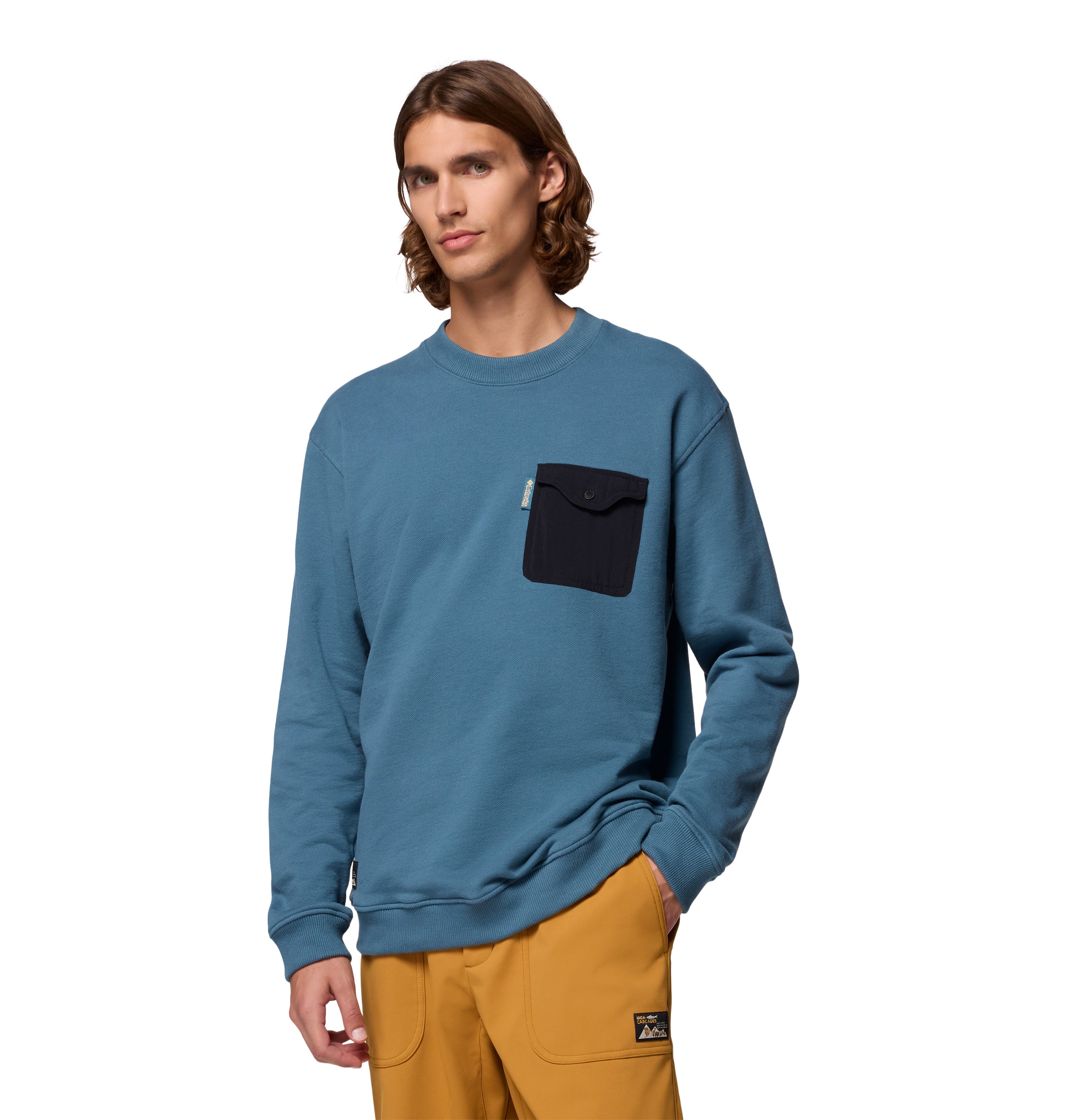 Sudadera para hombre Columbia High Cascades French Terry LS