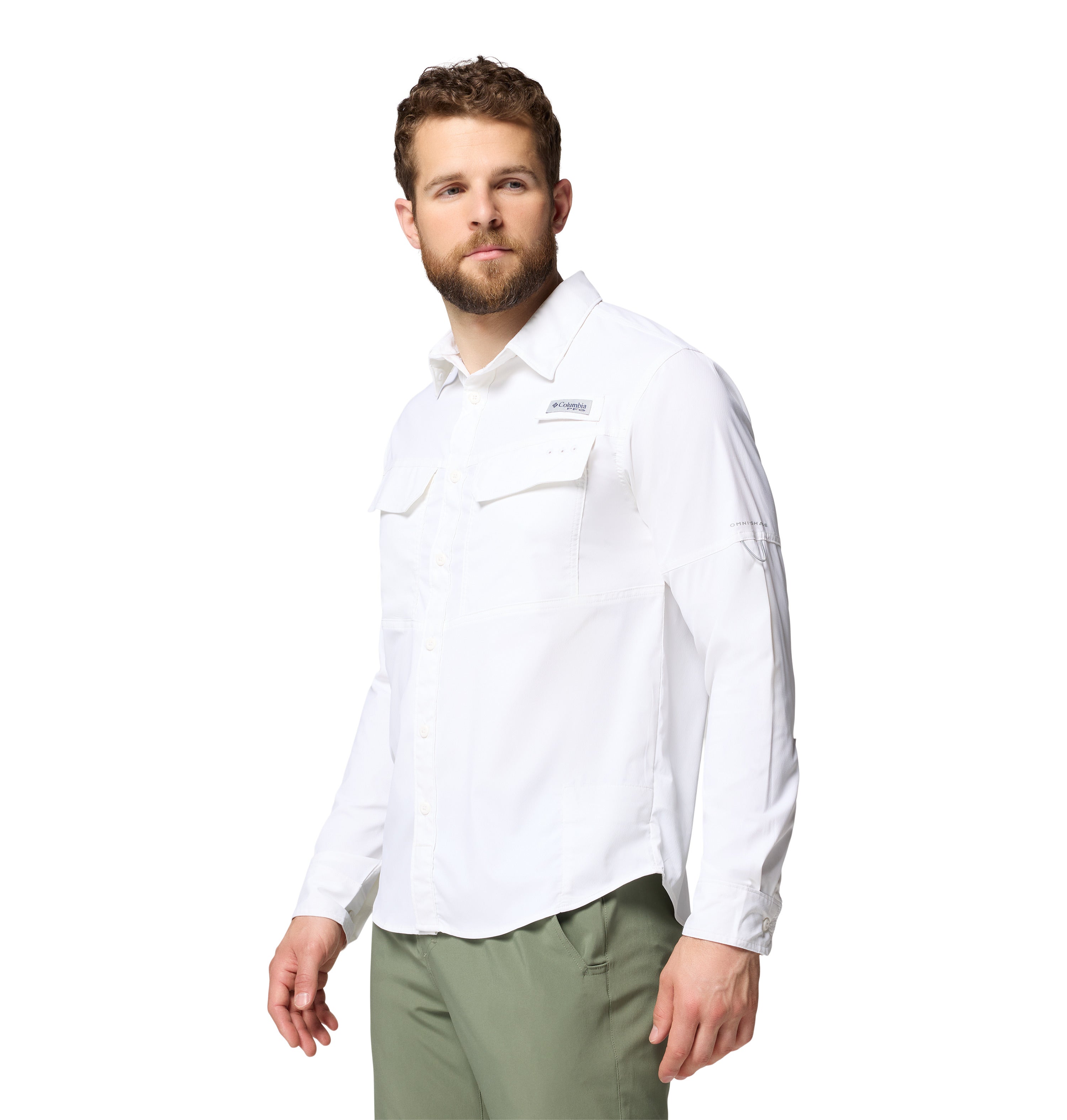 Camisa de manga larga para hombre Columbia Skiff Guide II