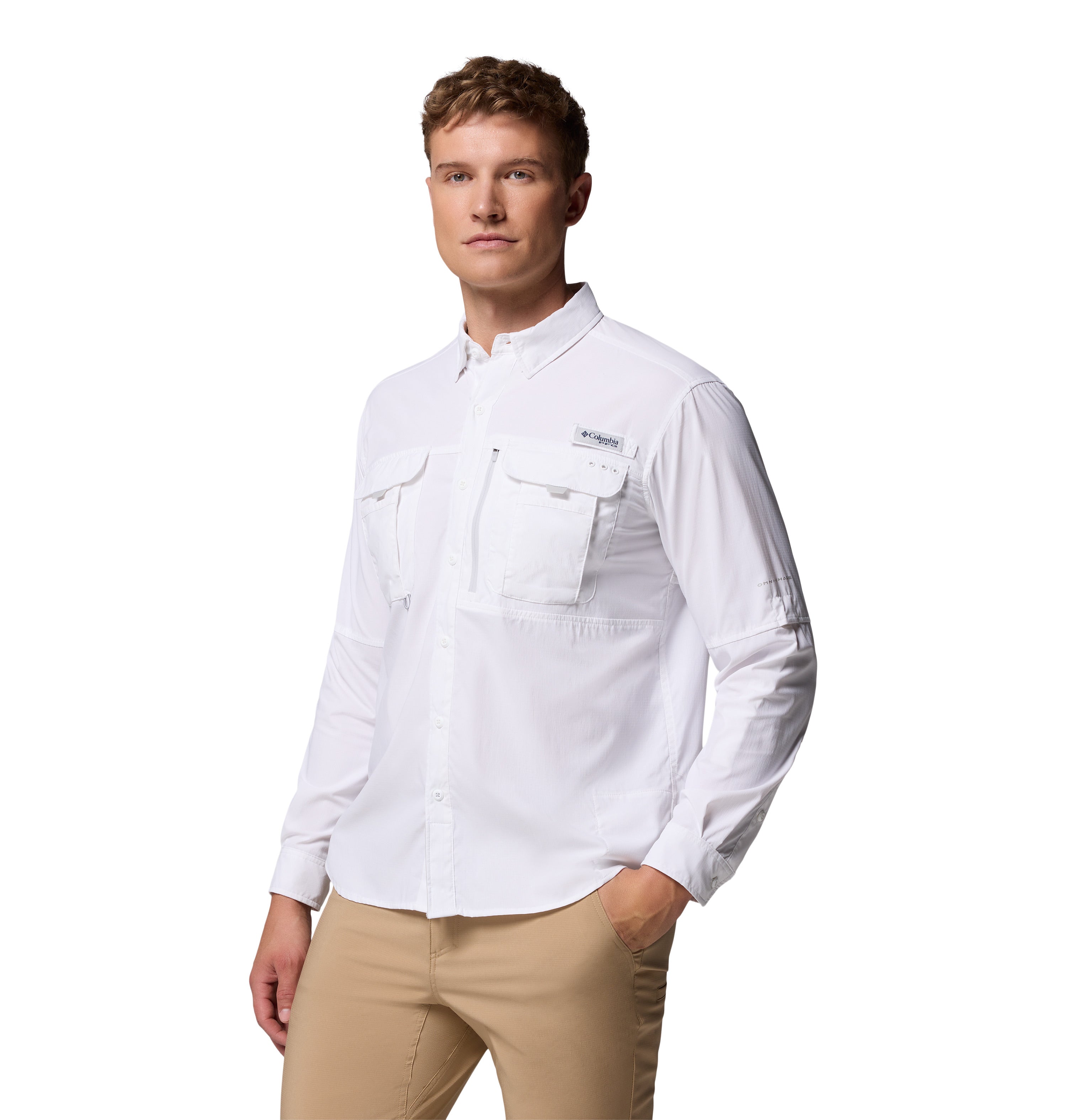 Camisa de manga larga para hombre Columbia Bahama Elite