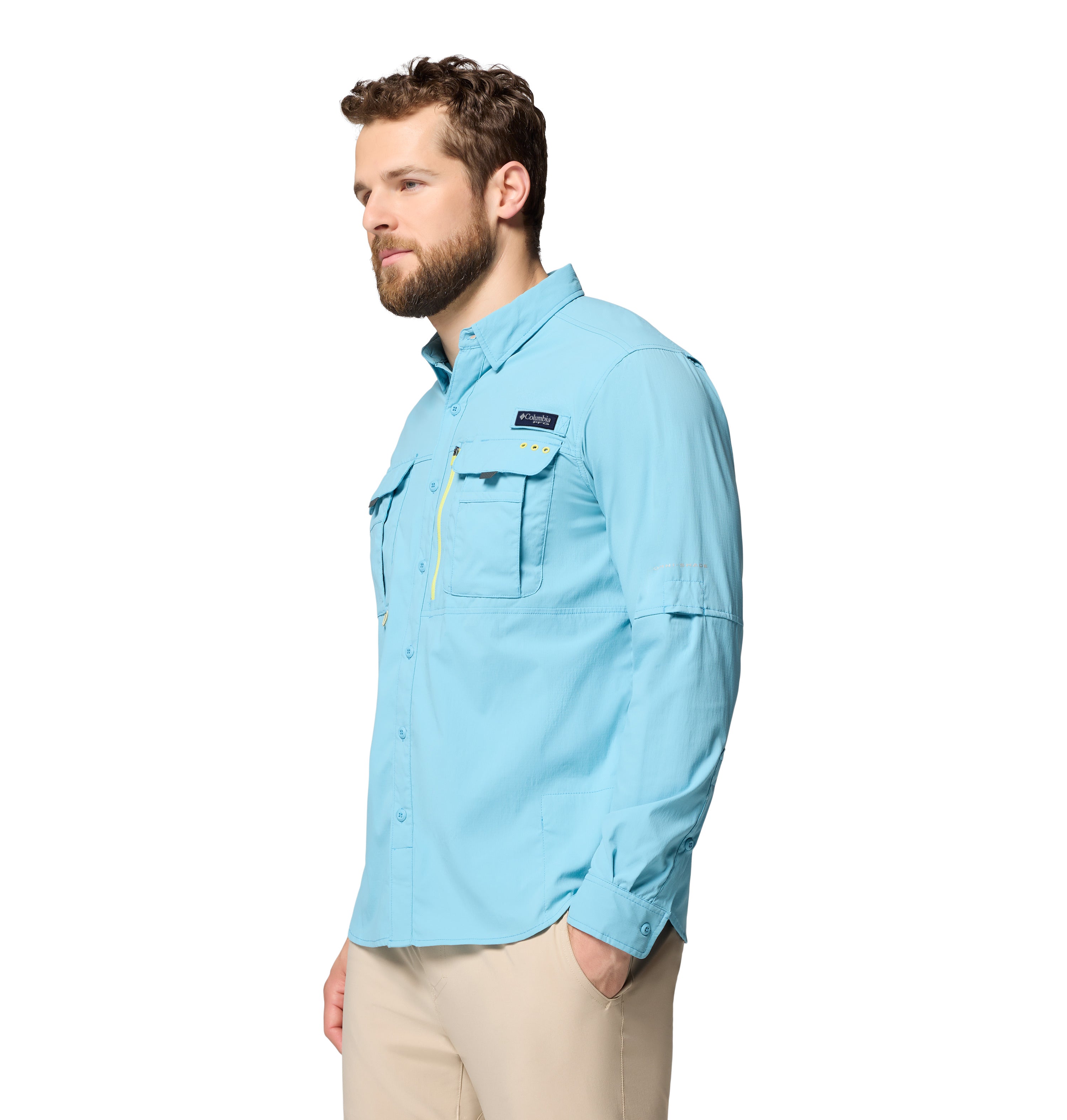 Camisa de manga larga para hombre Columbia Bahama Elite