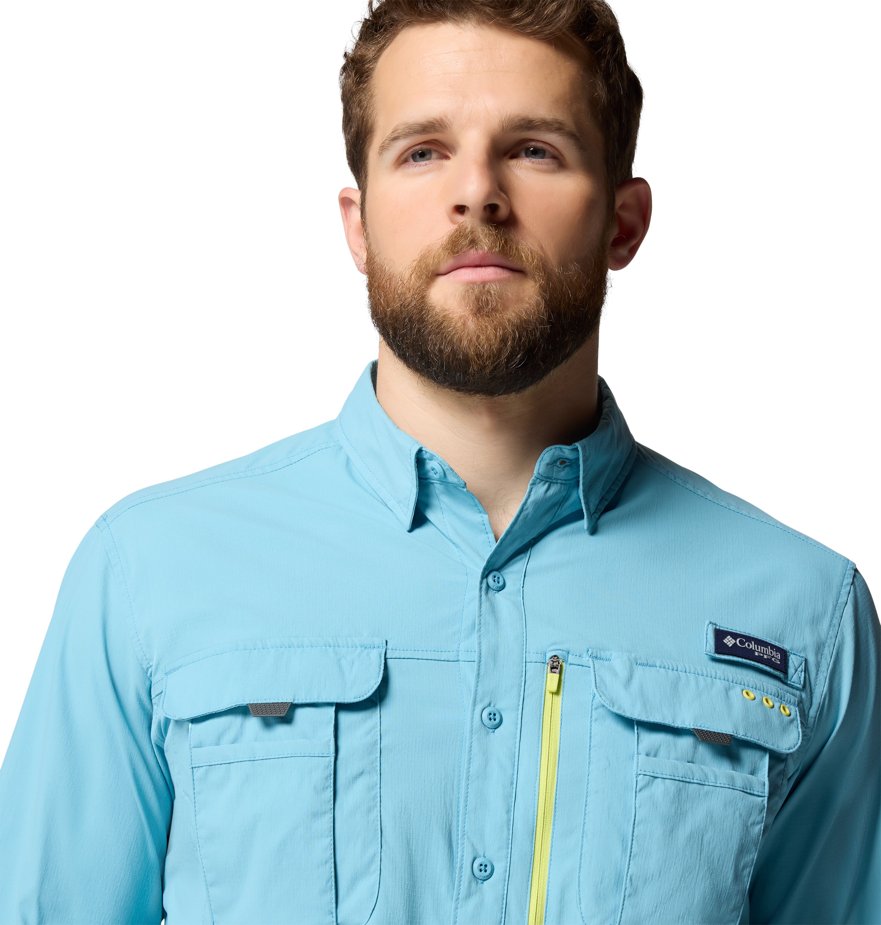 Camisa de manga larga para hombre Columbia Bahama Elite