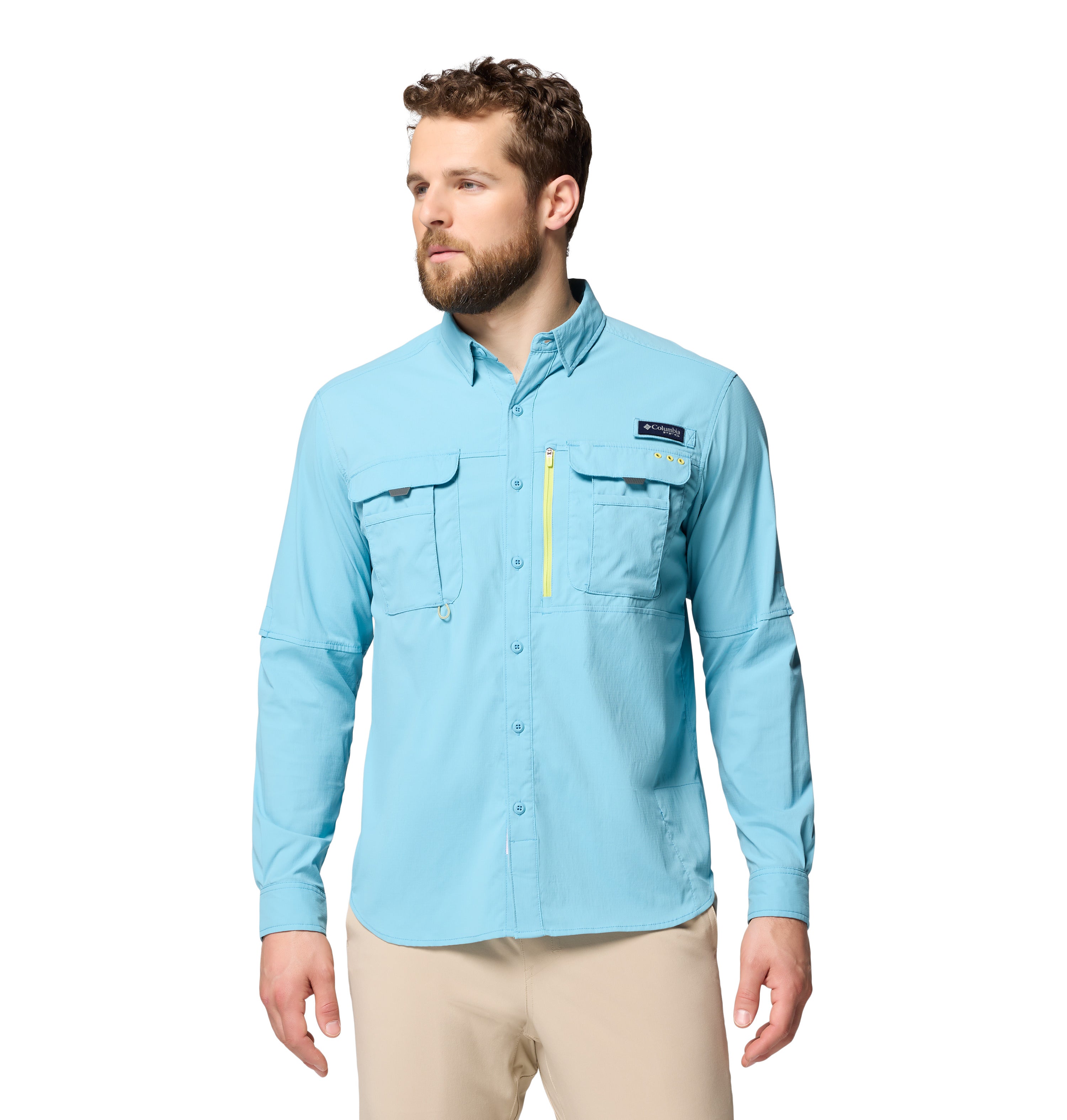 Camisa de manga larga para hombre Columbia Bahama Elite