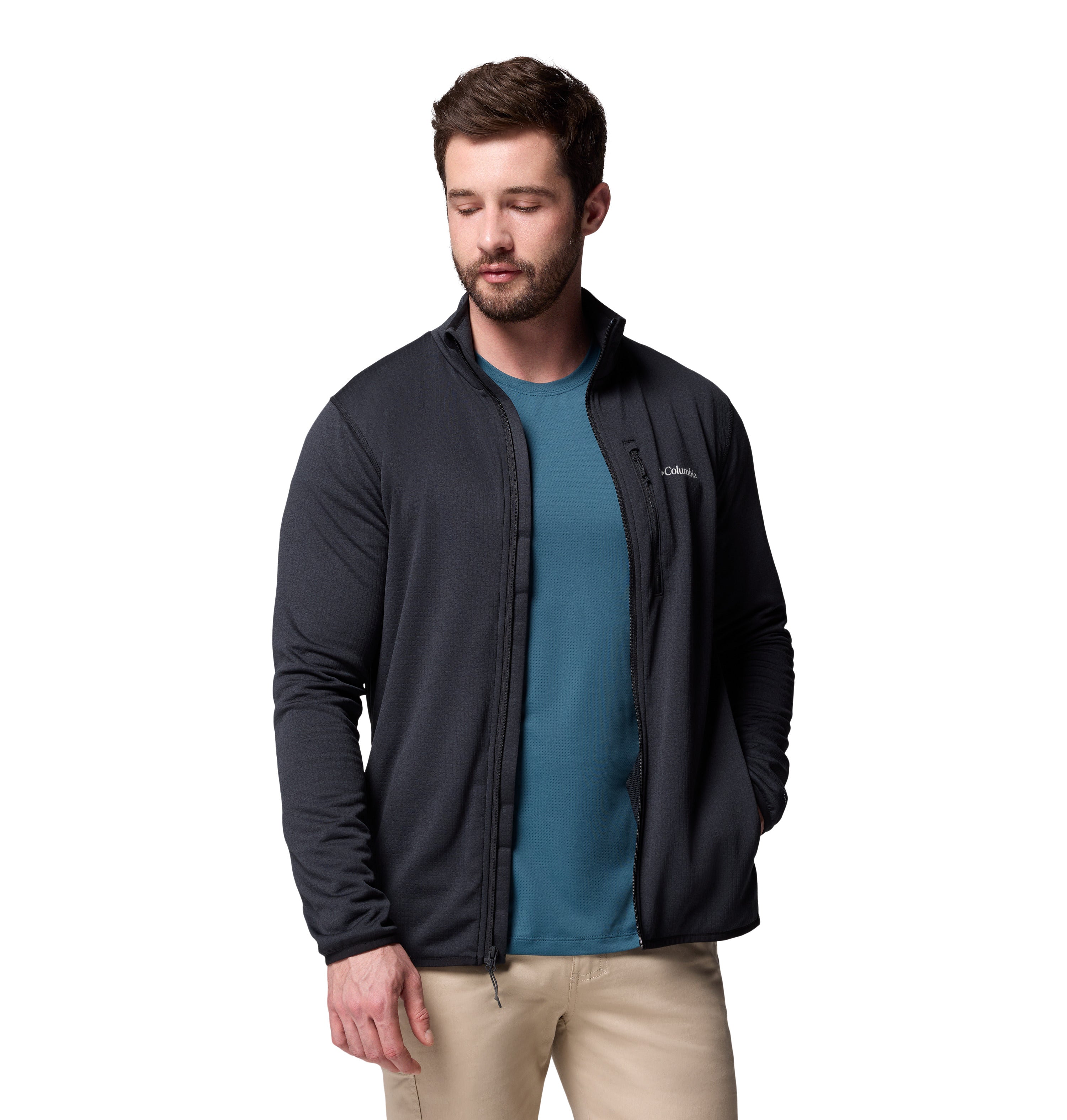 Chamarra para Hombre Columbia Essential Hike Grid Fleece Full Zip