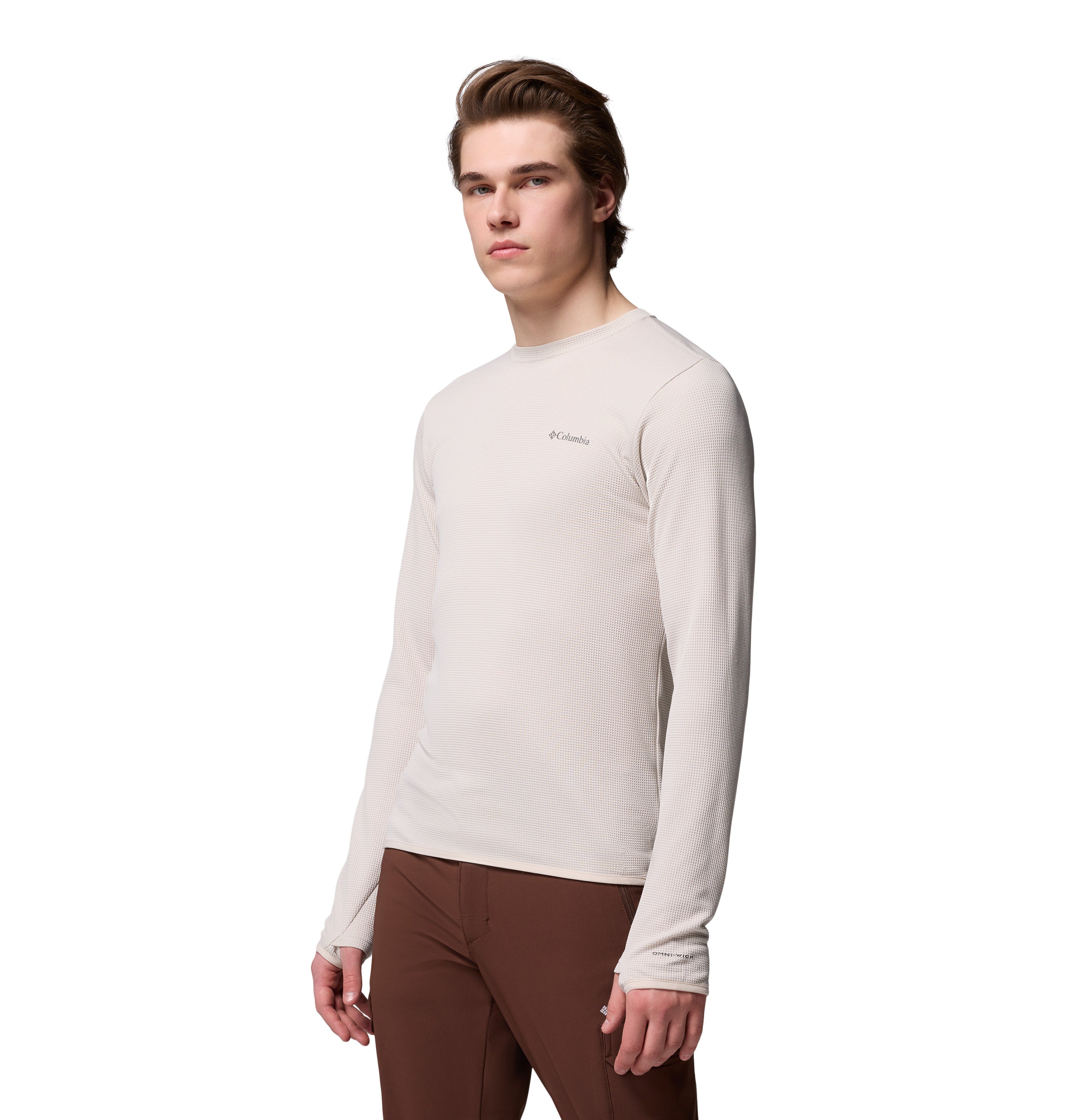 Playera de manga larga para hombre Columbia Tech Trail Utility Warm Crew