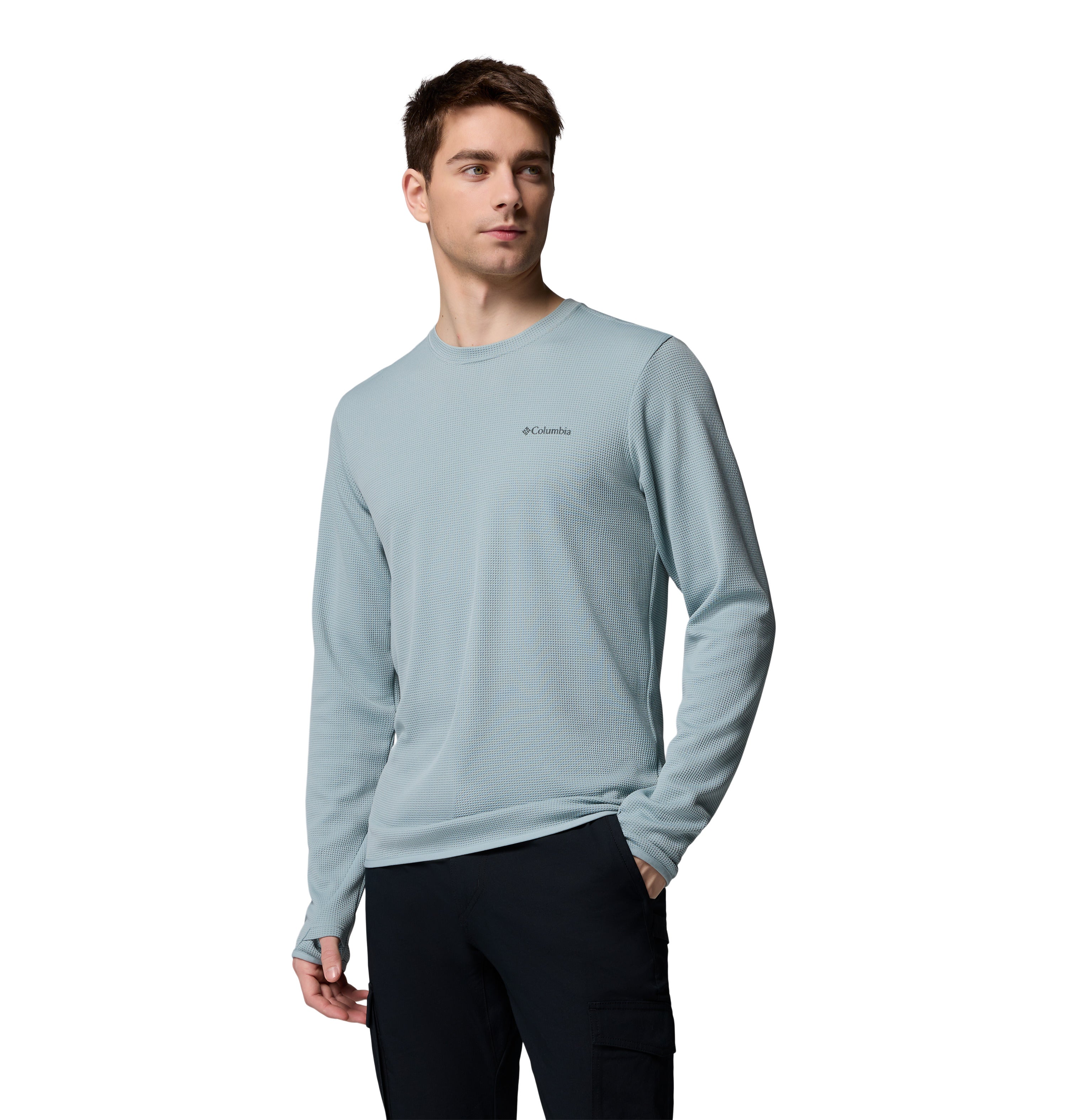 Playera de manga larga para hombre Columbia Tech Trail Utility Warm Crew