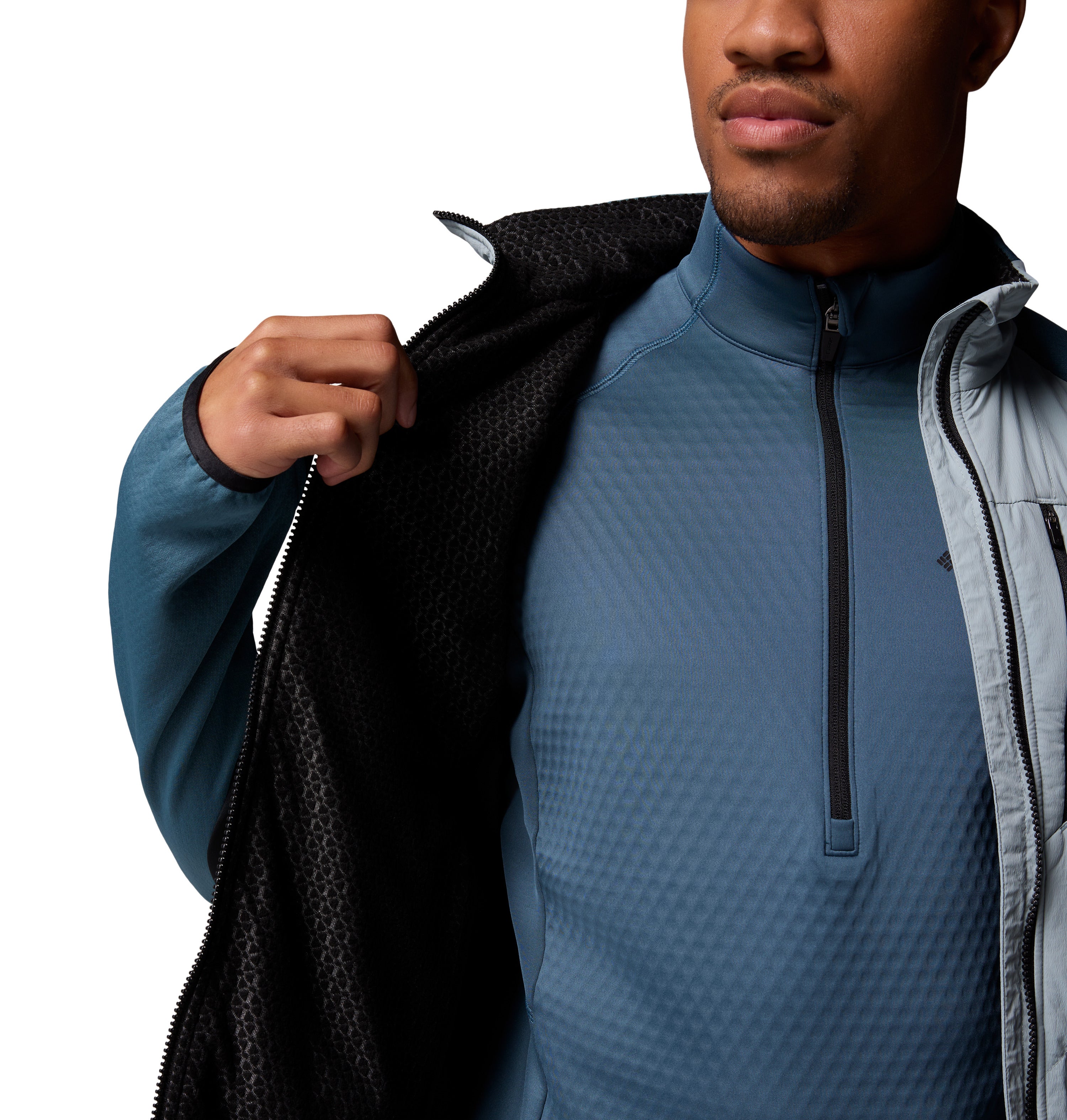 Chamarra para hombre Columbia Arctic Crest Hybrid Full Zip