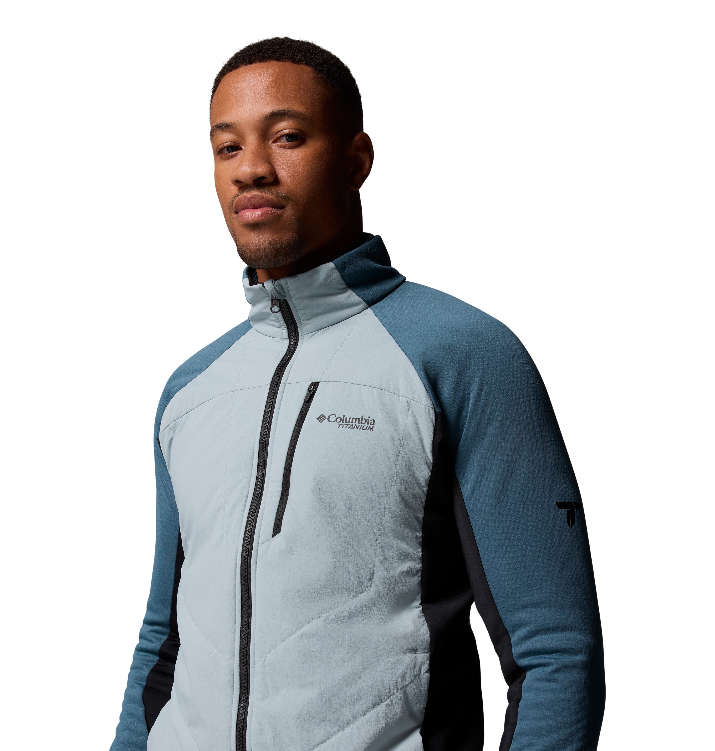 Chamarra para hombre Columbia Arctic Crest Hybrid Full Zip