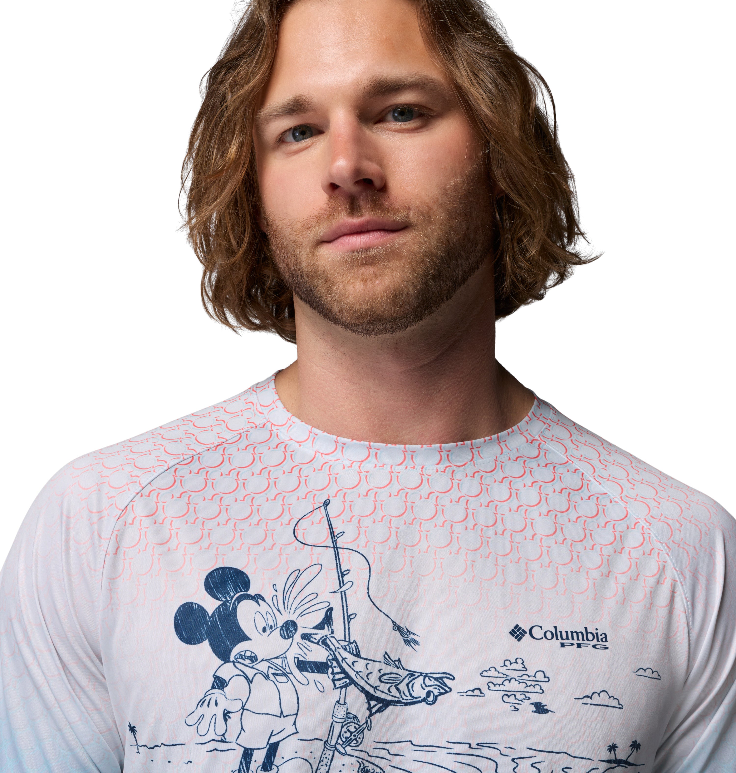 Playera de manga larga para hombre Columbia M PFG Disney Terminal Tackle LS Shirt