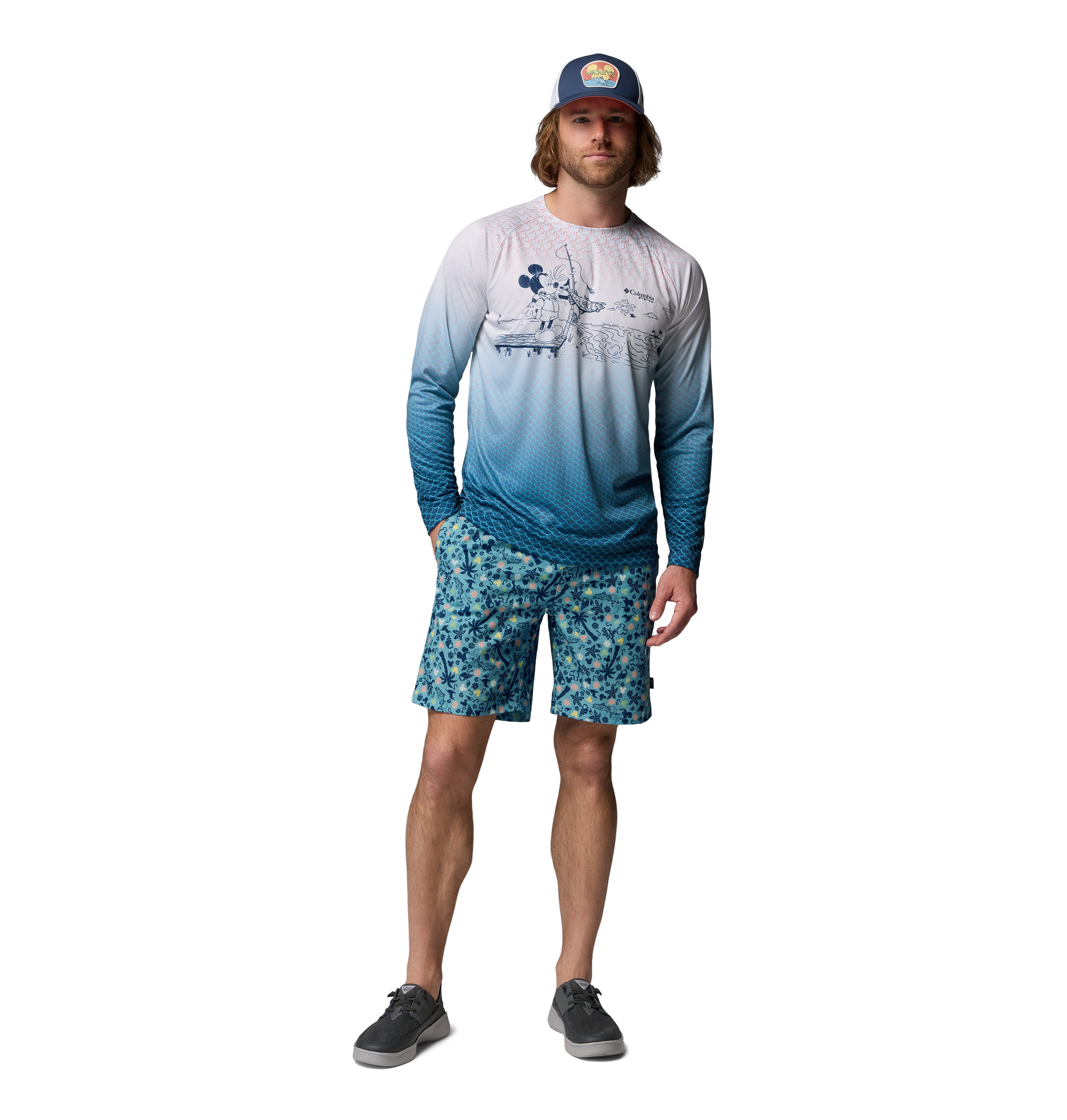 Playera de manga larga para hombre Columbia M PFG Disney Terminal Tackle LS Shirt