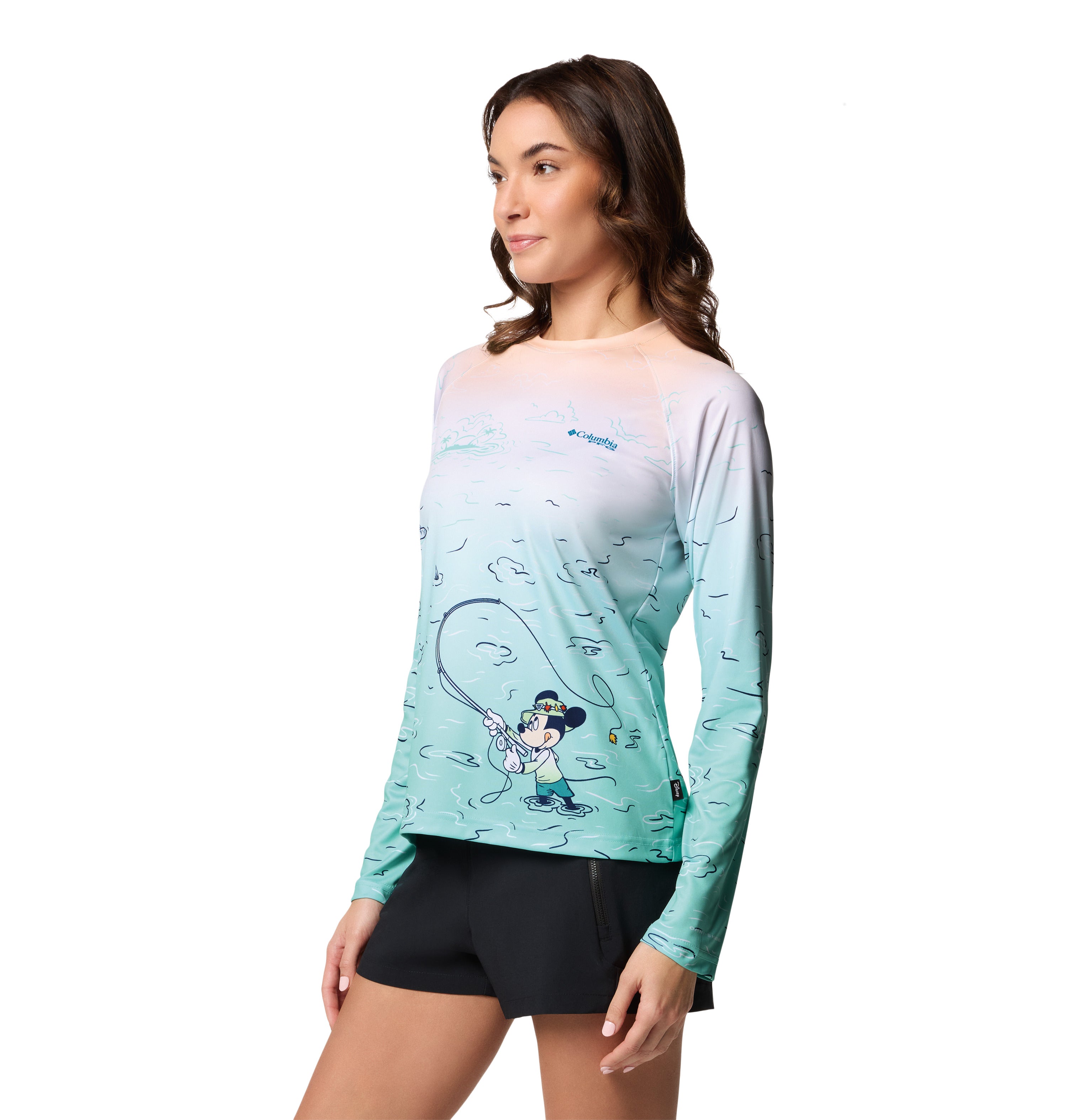 PLAYERA MUJER COLUMBIA | W PFG DISNEY TIDAL LS SHIRT