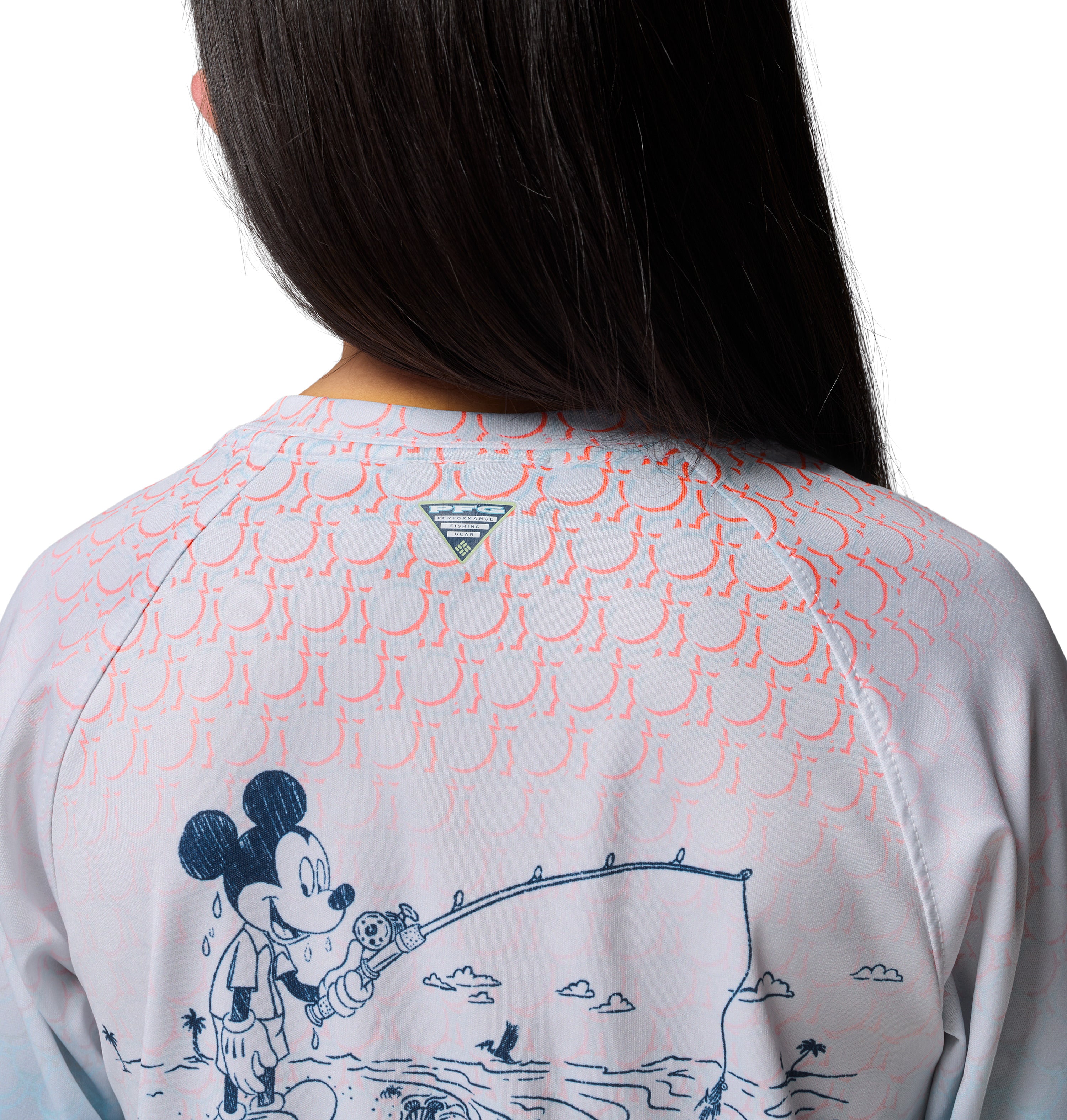 Playera de manga larga para niños Columbia Y PFG Disney Terminal Tackle LS Shirt