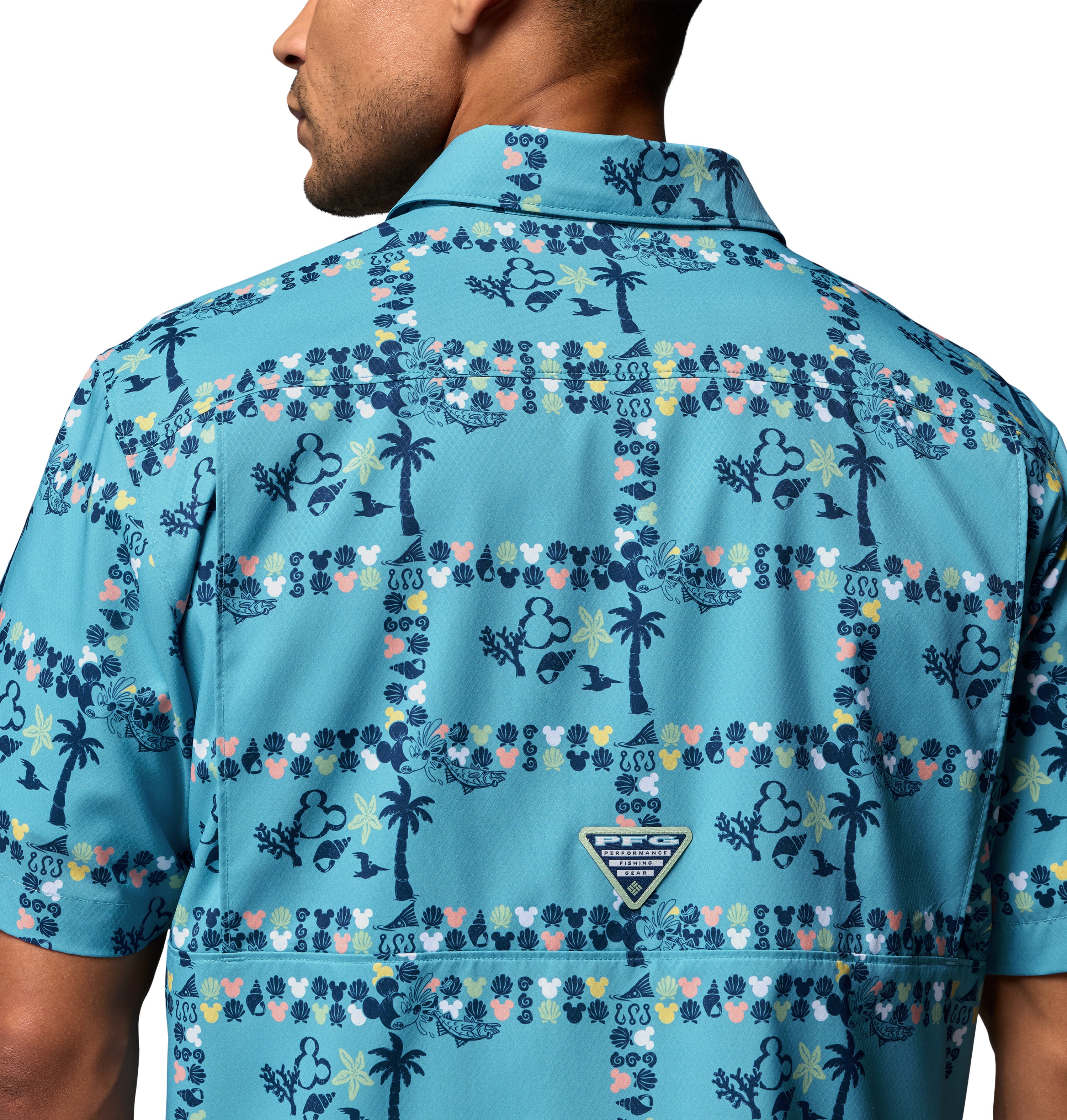 Camisa de manga corta para hombre Columbia M PFG Disney Super Slack Tide Shirt
