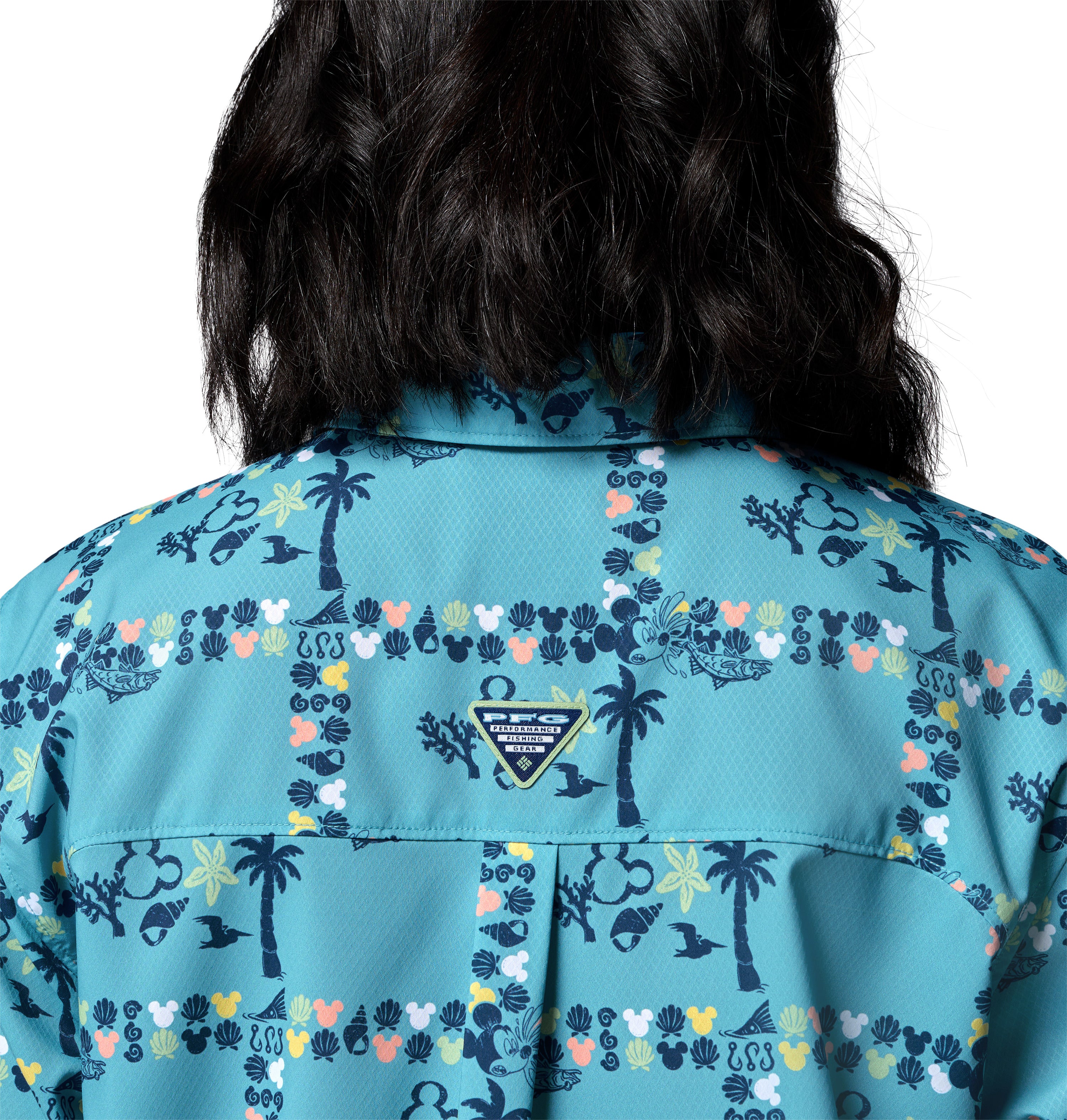 Camisa de manga corta para mujer Columbia W PFG Disney Super Slack Tide Shirt
