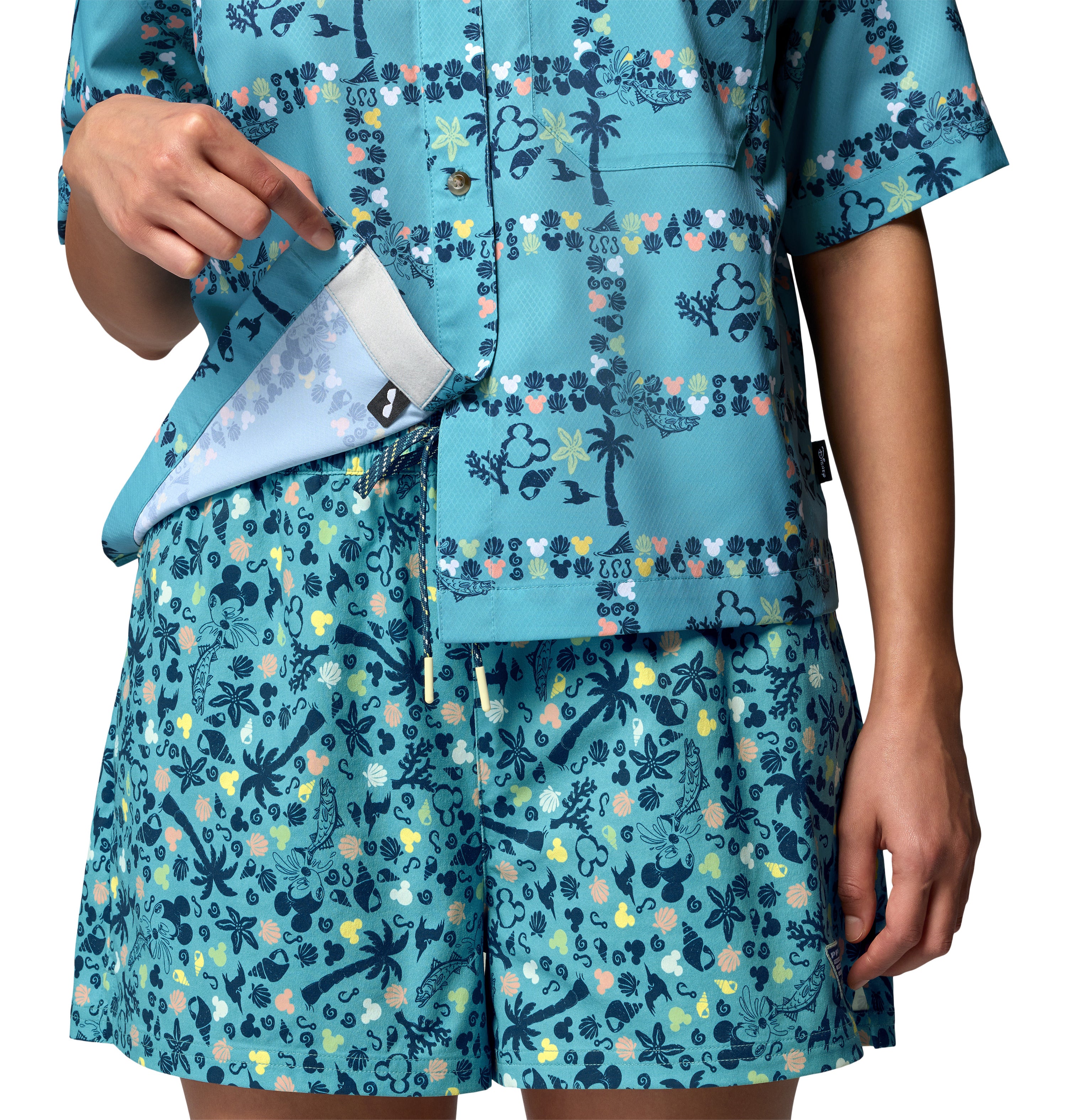 Camisa de manga corta para mujer Columbia W PFG Disney Super Slack Tide Shirt