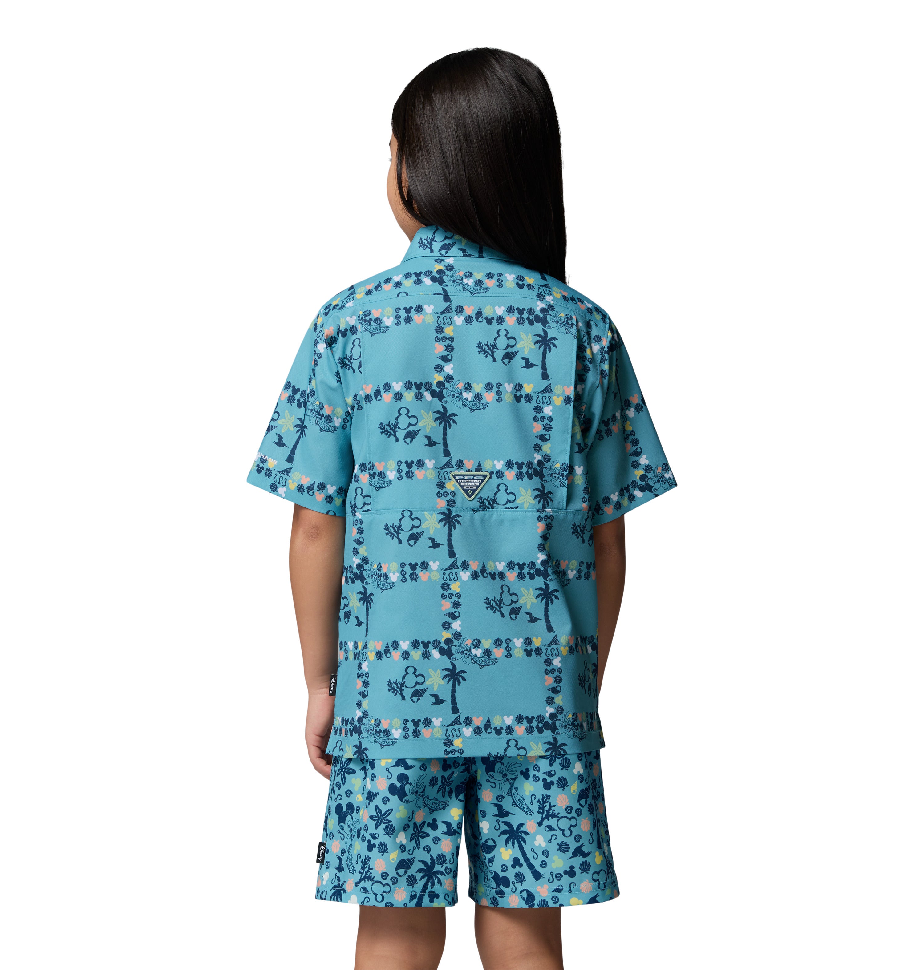 Camisa de manga corta para niños Columbia Y PFG Disney Super Slack Tide Shirt