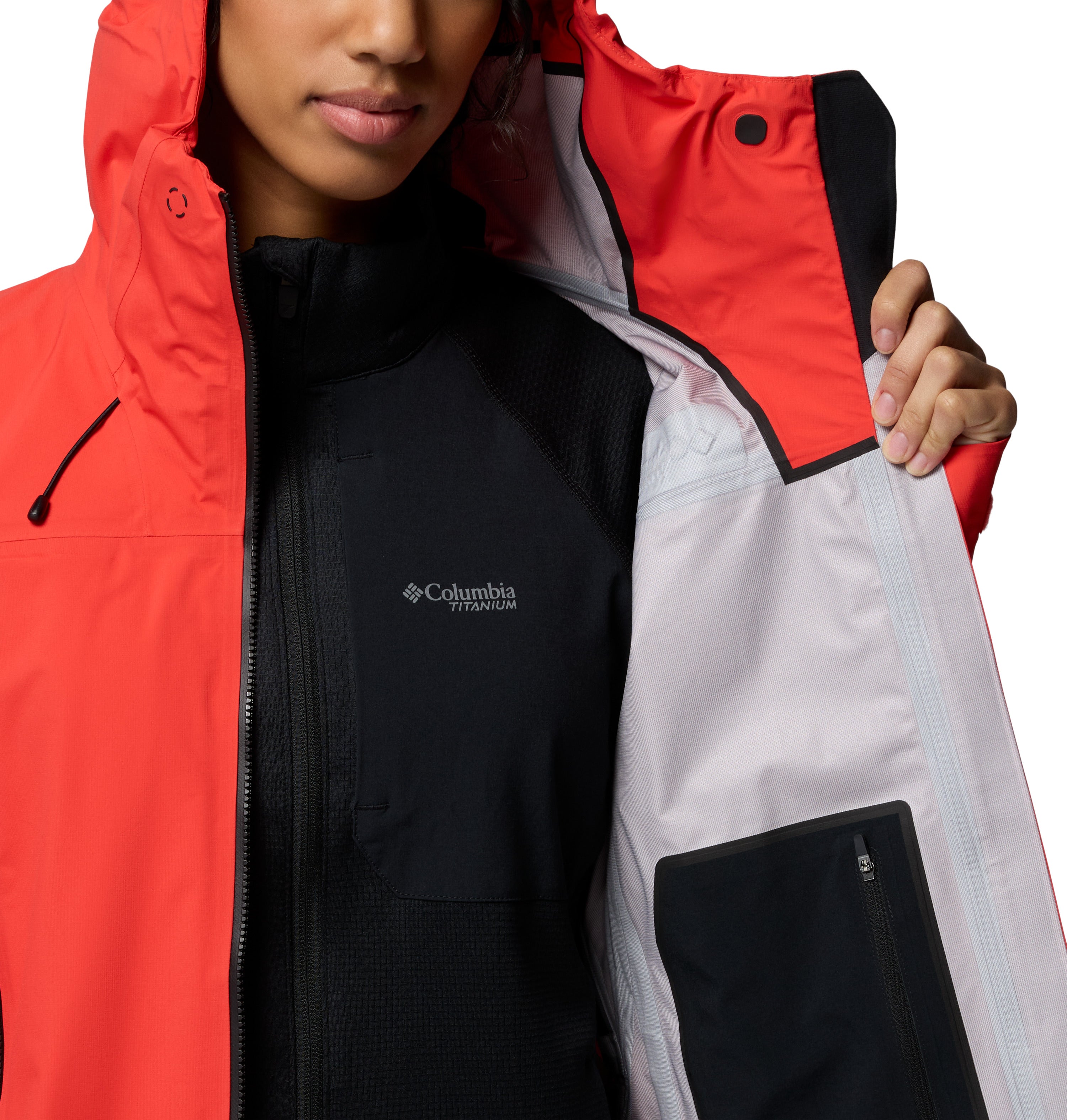 Chamarra Impermeable para Mujer Saudan Pro 3L Shell