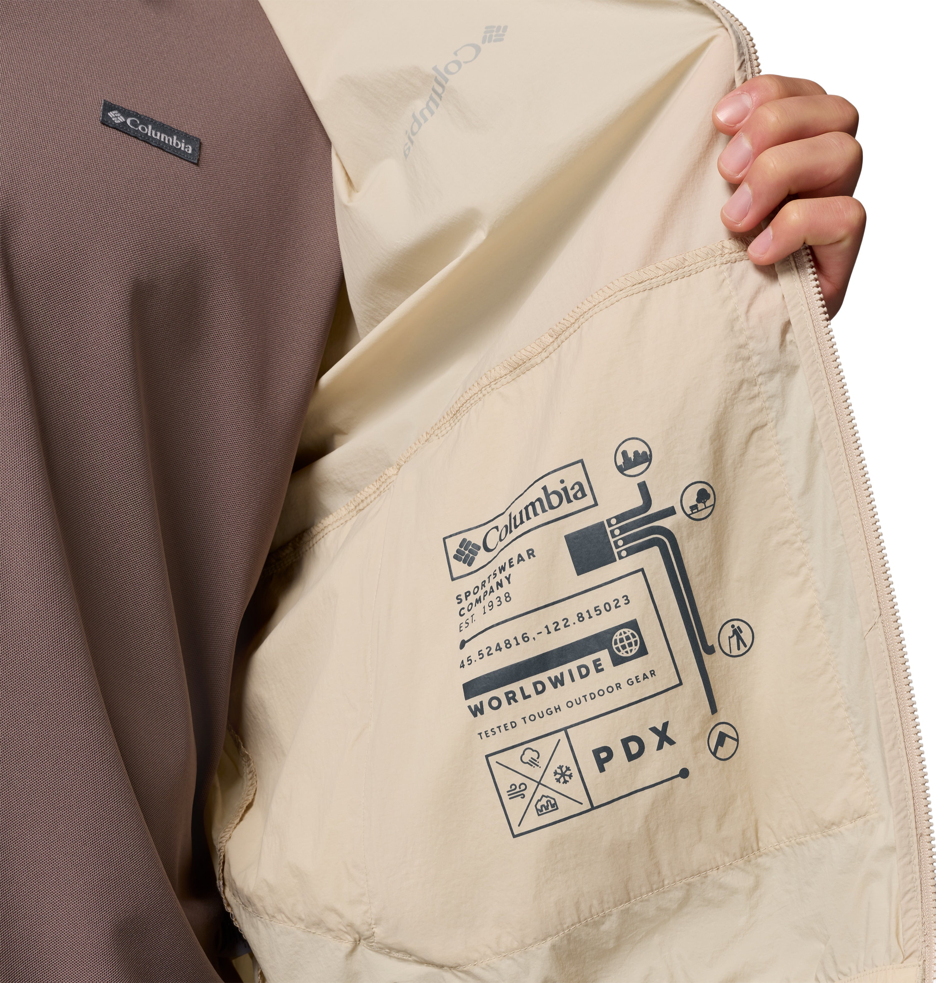 Chamarra Rompevientos para Hombre Columbia Street Heights Windbreaker