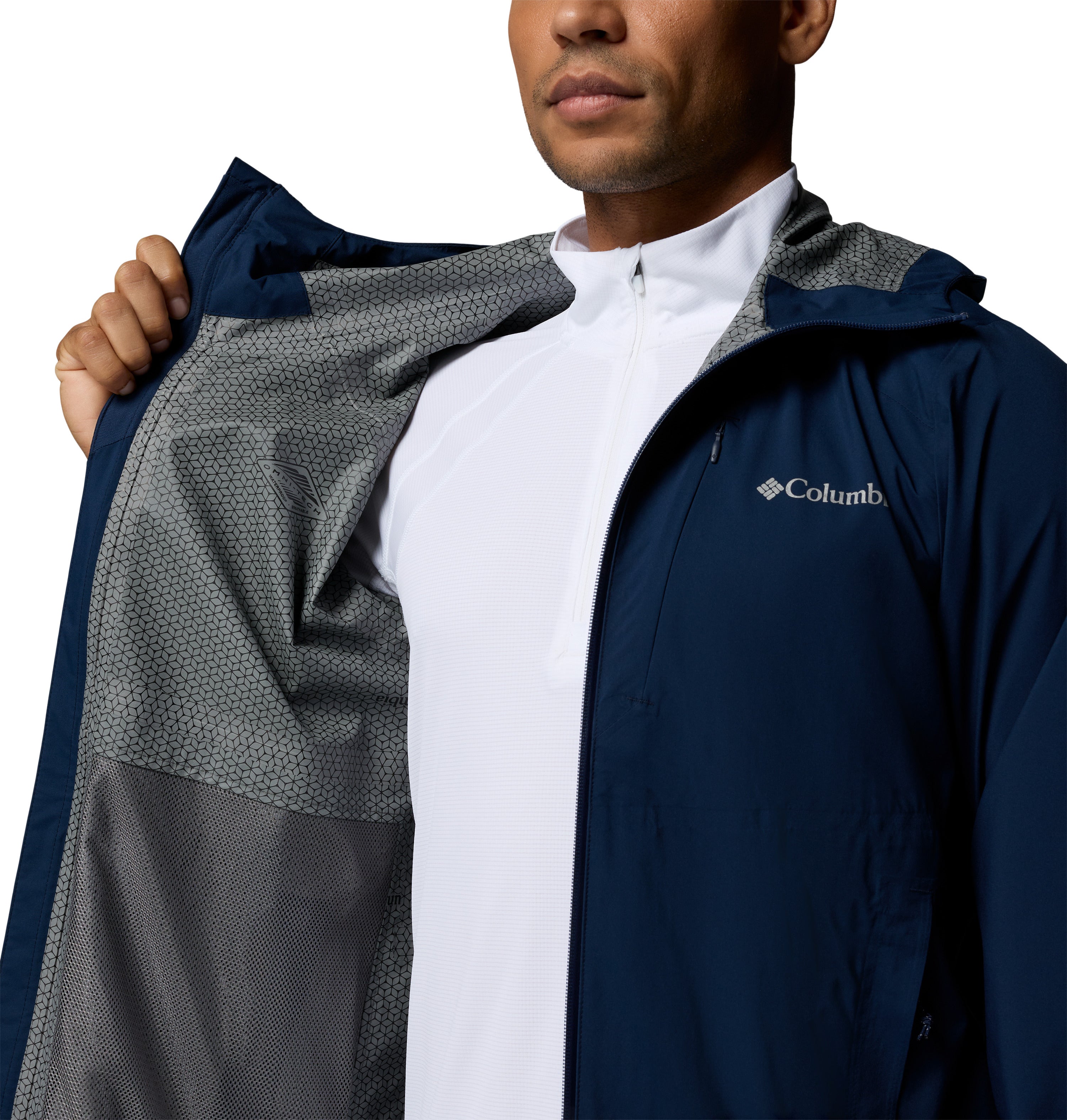 Chamarra Impermeable para Hombre Columbia Trailborne 2.5L Shell