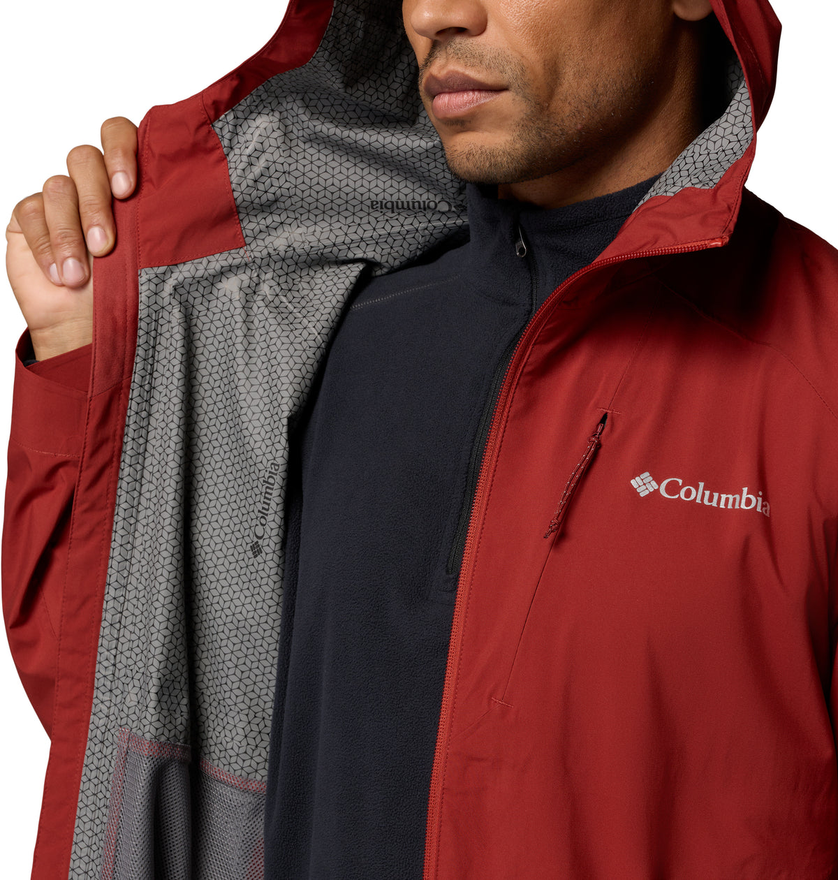 Chamarra Impermeable para Hombre Columbia Trailborne 2.5L Shell