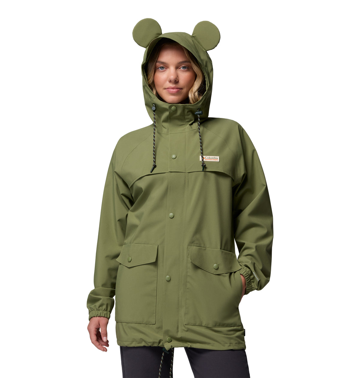 Chamarra Impermeable Unisex Columbia M CSC x Disney Mickey Ibex Rain Shell
