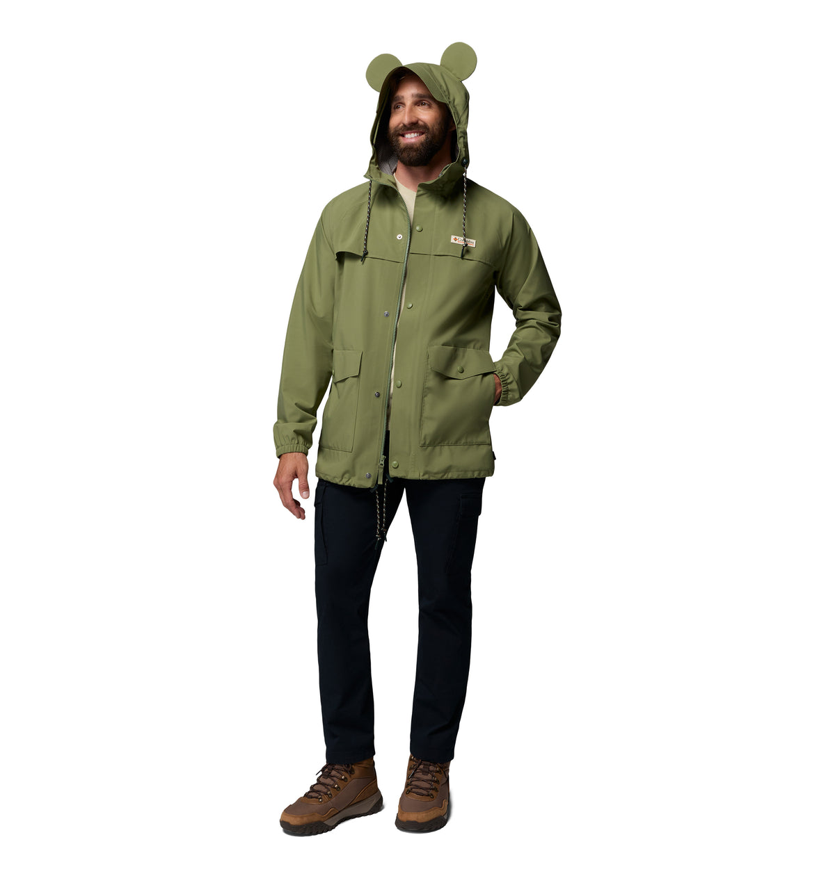Chamarra Impermeable Unisex Columbia M CSC x Disney Mickey Ibex Rain Shell