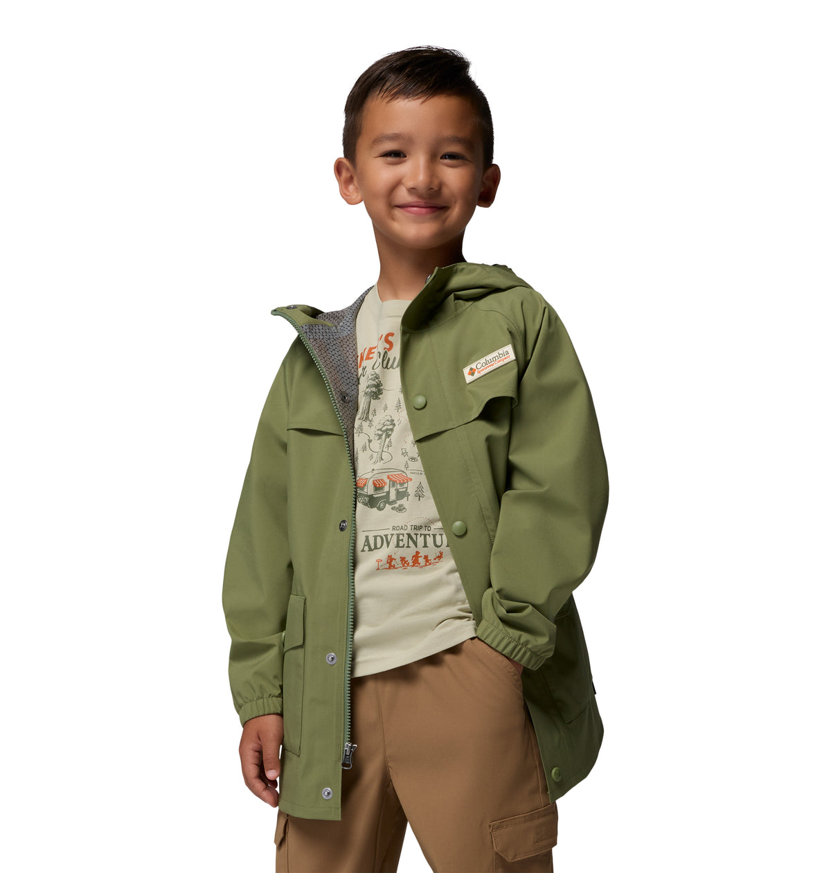 Chamarra Impermeable para Niños Columbia Y CSC x Disney Mickey Ibex Rain Shell