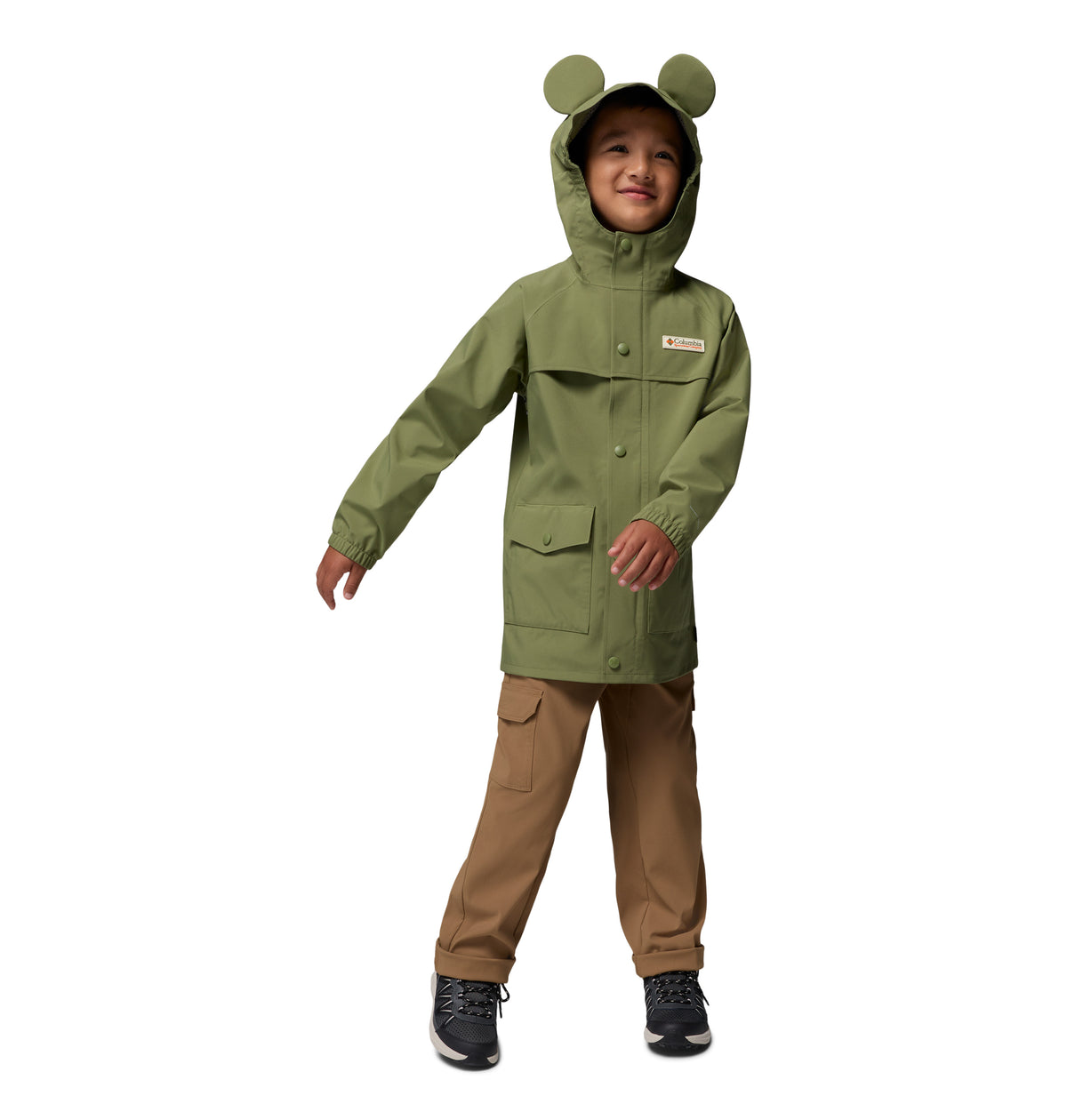 Chamarra Impermeable para Niños Columbia Y CSC x Disney Mickey Ibex Rain Shell