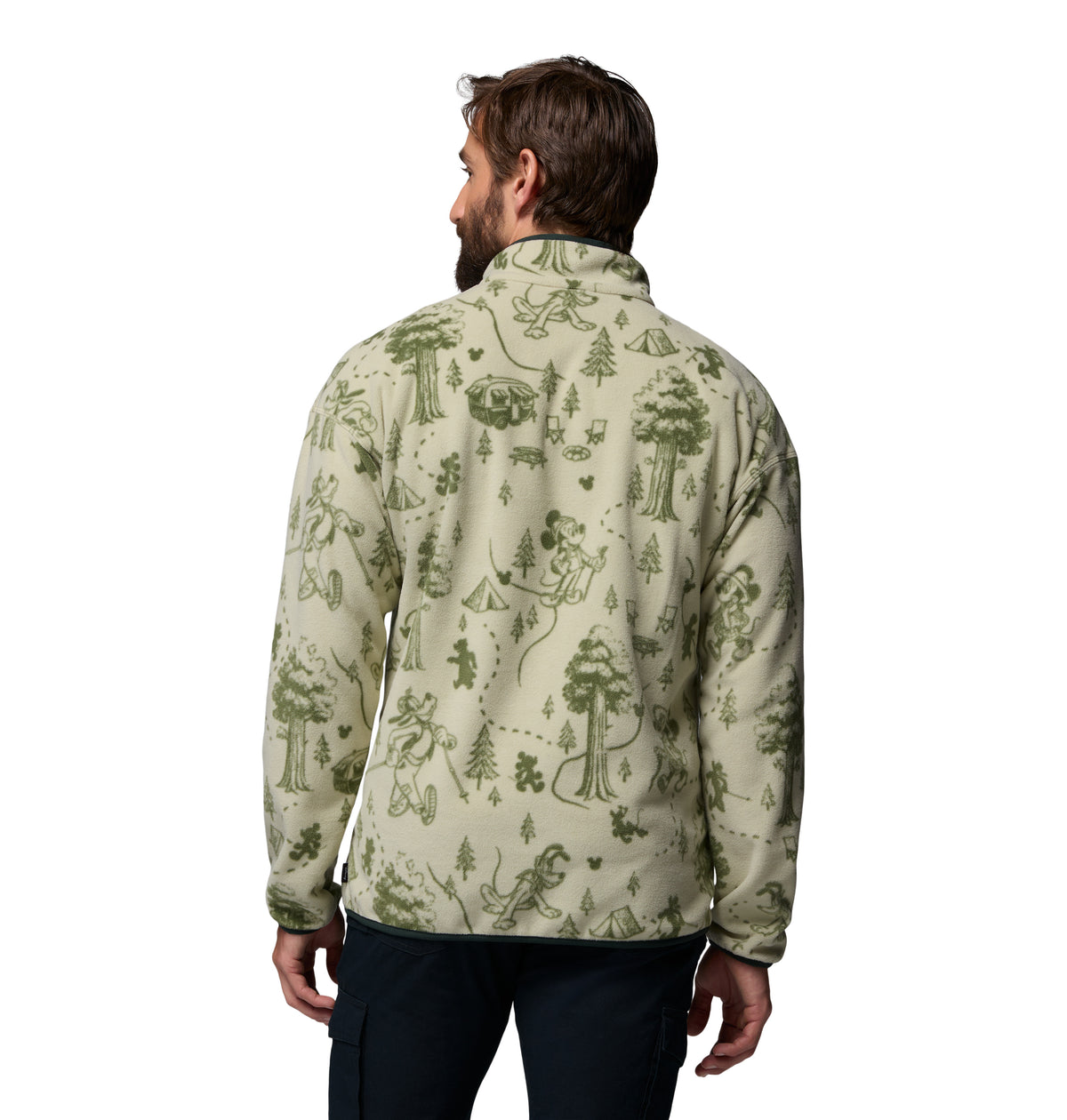 Sudadera para Hombre Columbia M CSC X Disney Half Snap Fleece