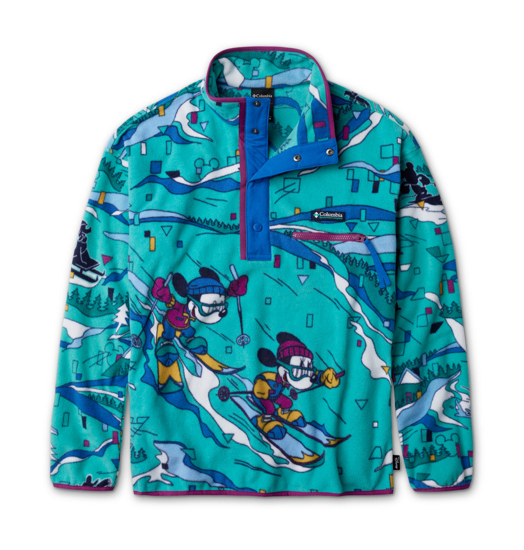 Sudadera polar para mujer Disney Columbia CSC x Disney Half Snap Fleece